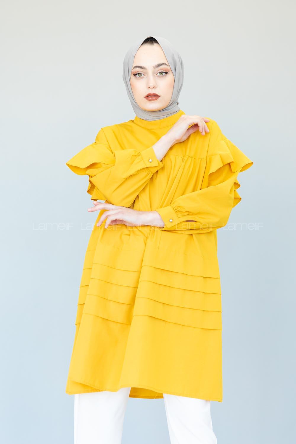 Modalamelif Salaş Tunik Sarı