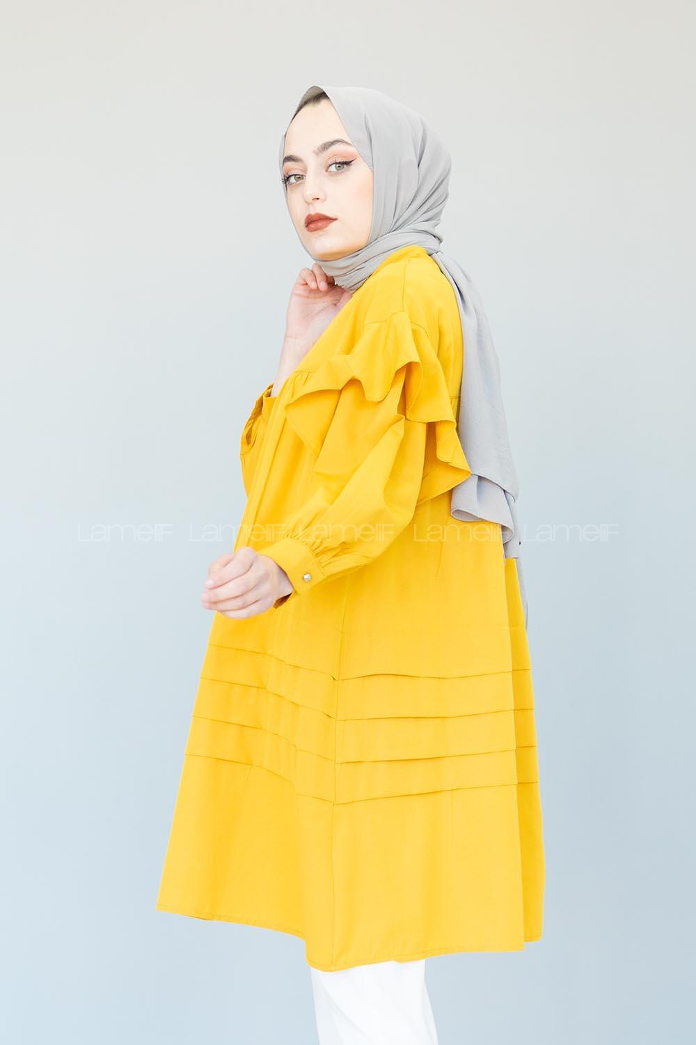 Modalamelif Salaş Tunik Sarı