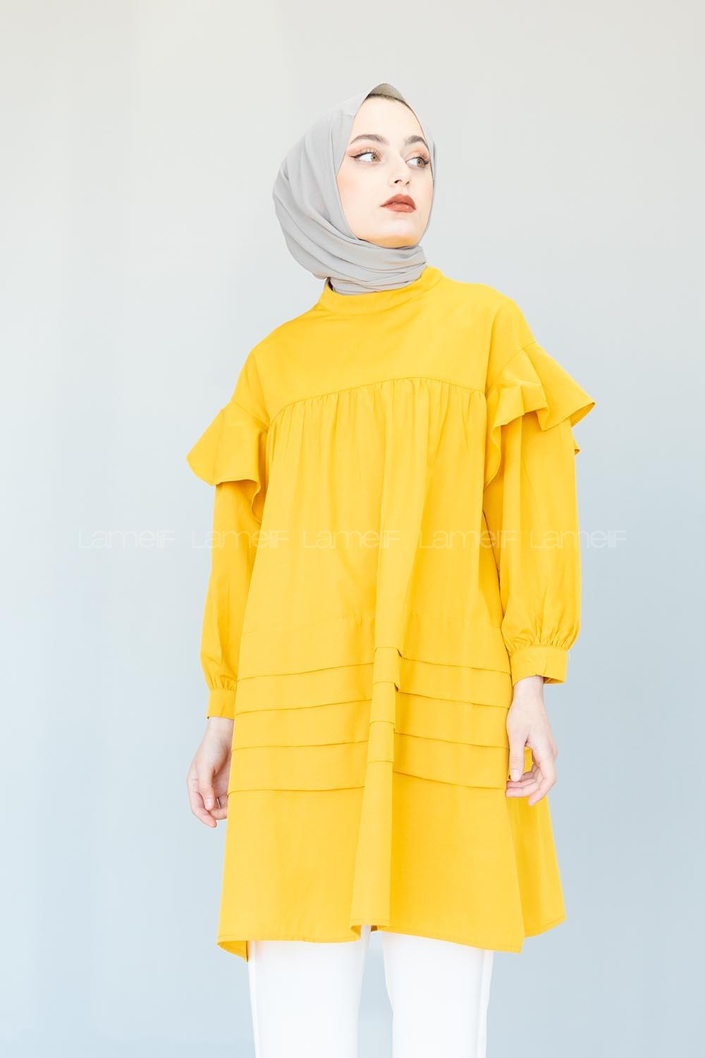 Modalamelif Salaş Tunik Sarı