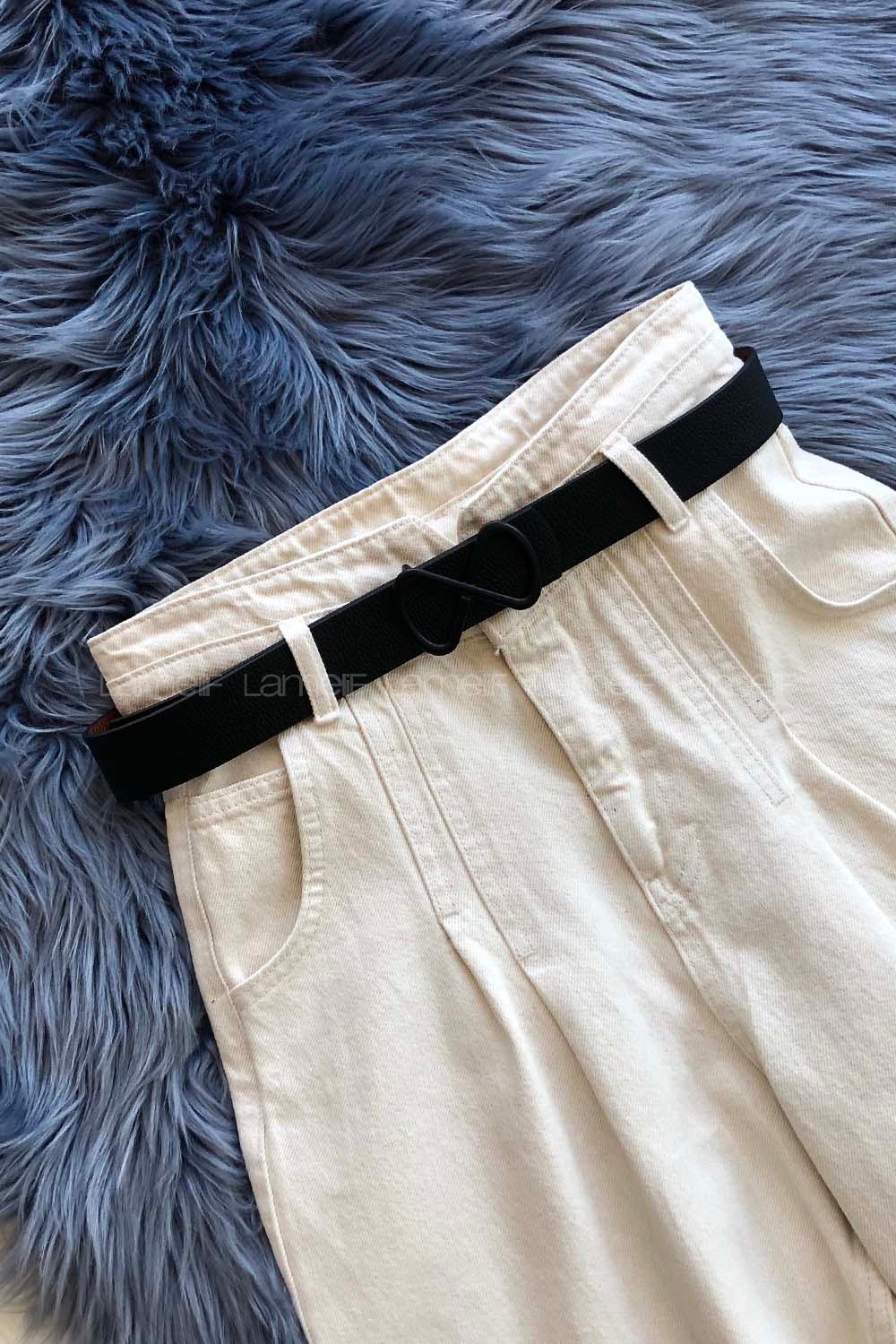 Modalamelif Sonsuz Tokalı Çift Taraflı Siyah