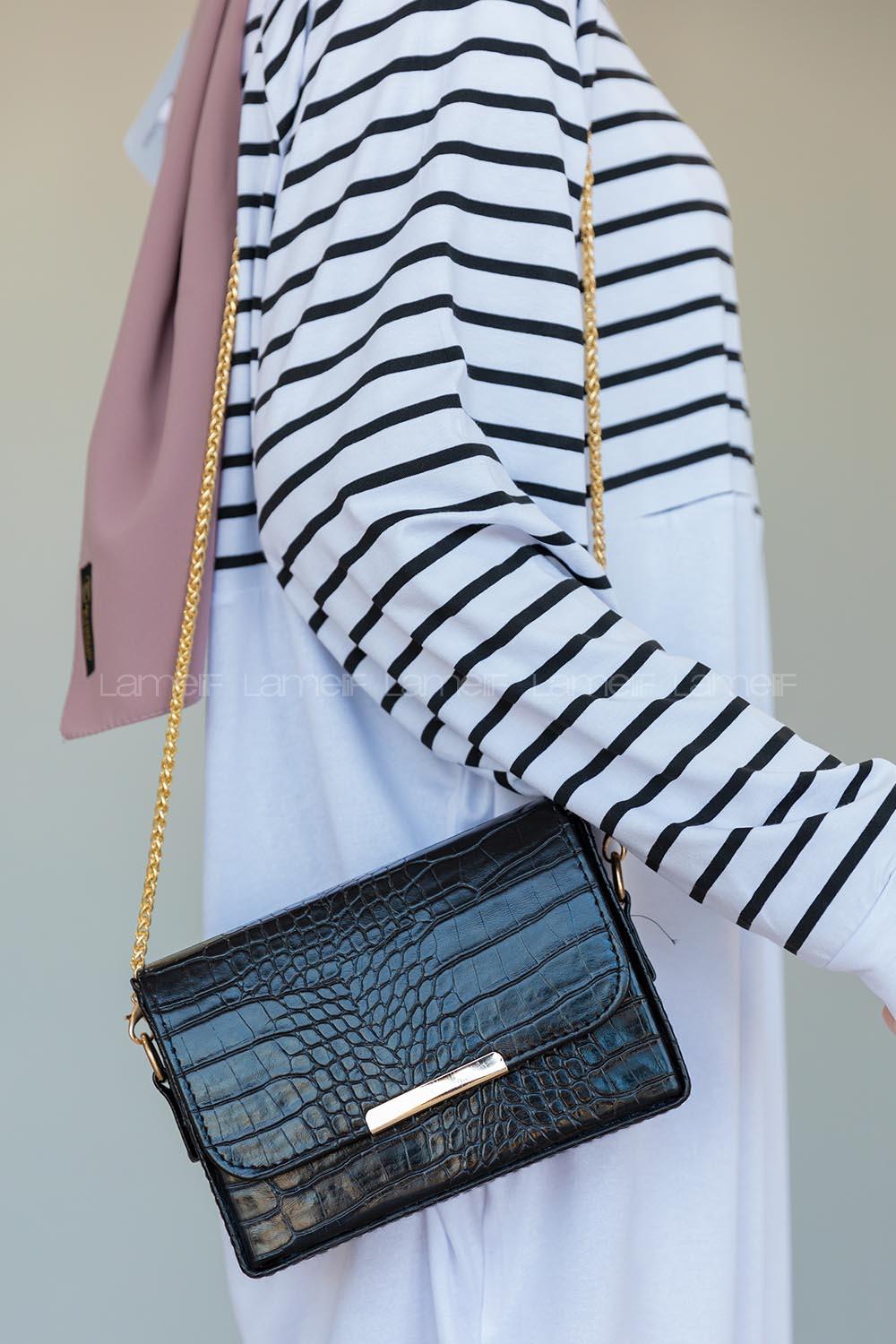 Modalamelif  Kutu Çanta Siyah