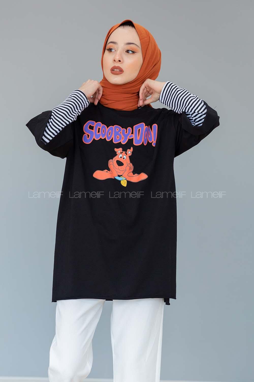 Modalamelif Scooby-doo T-shirt Siyah