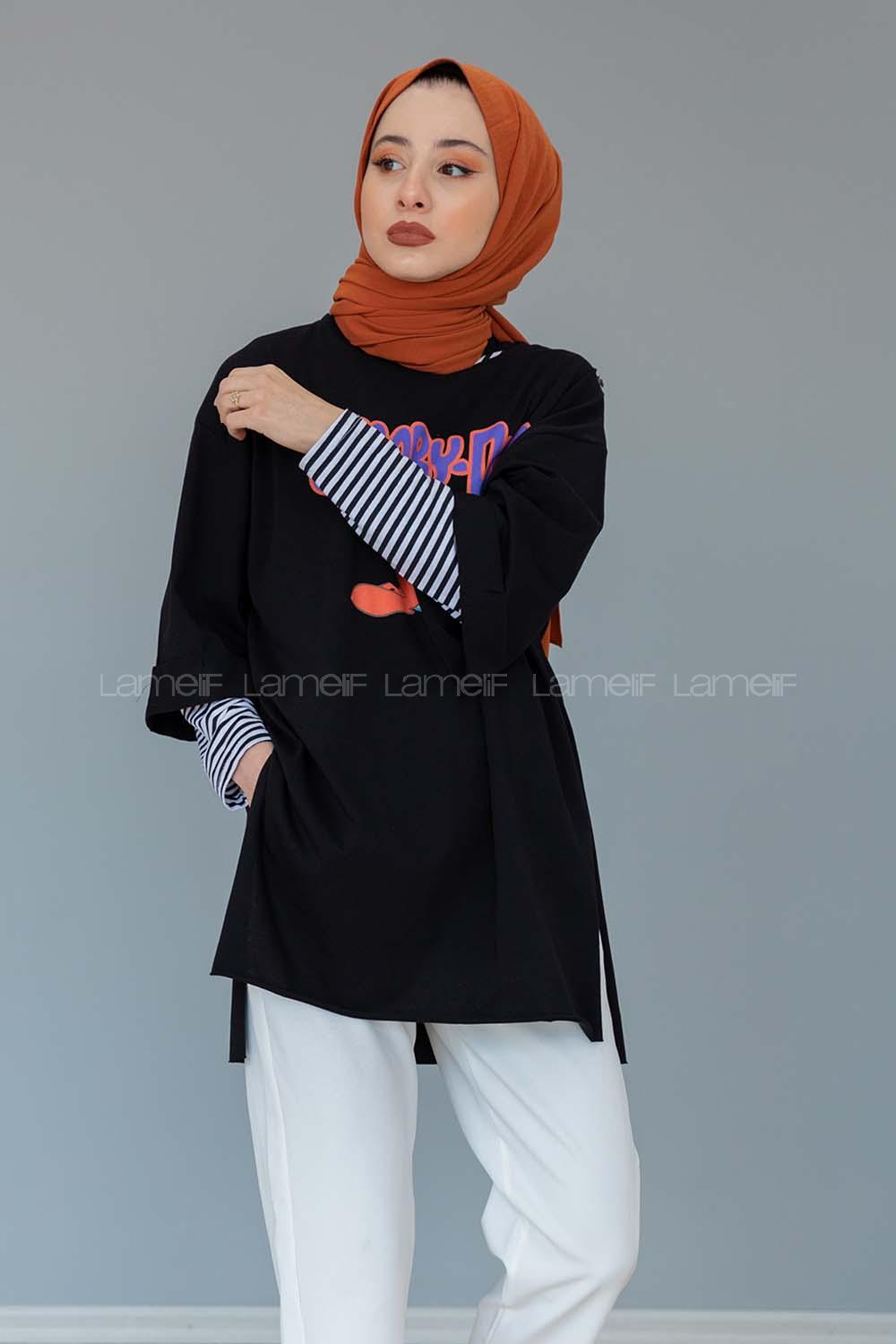 Modalamelif Scooby-doo T-shirt Siyah