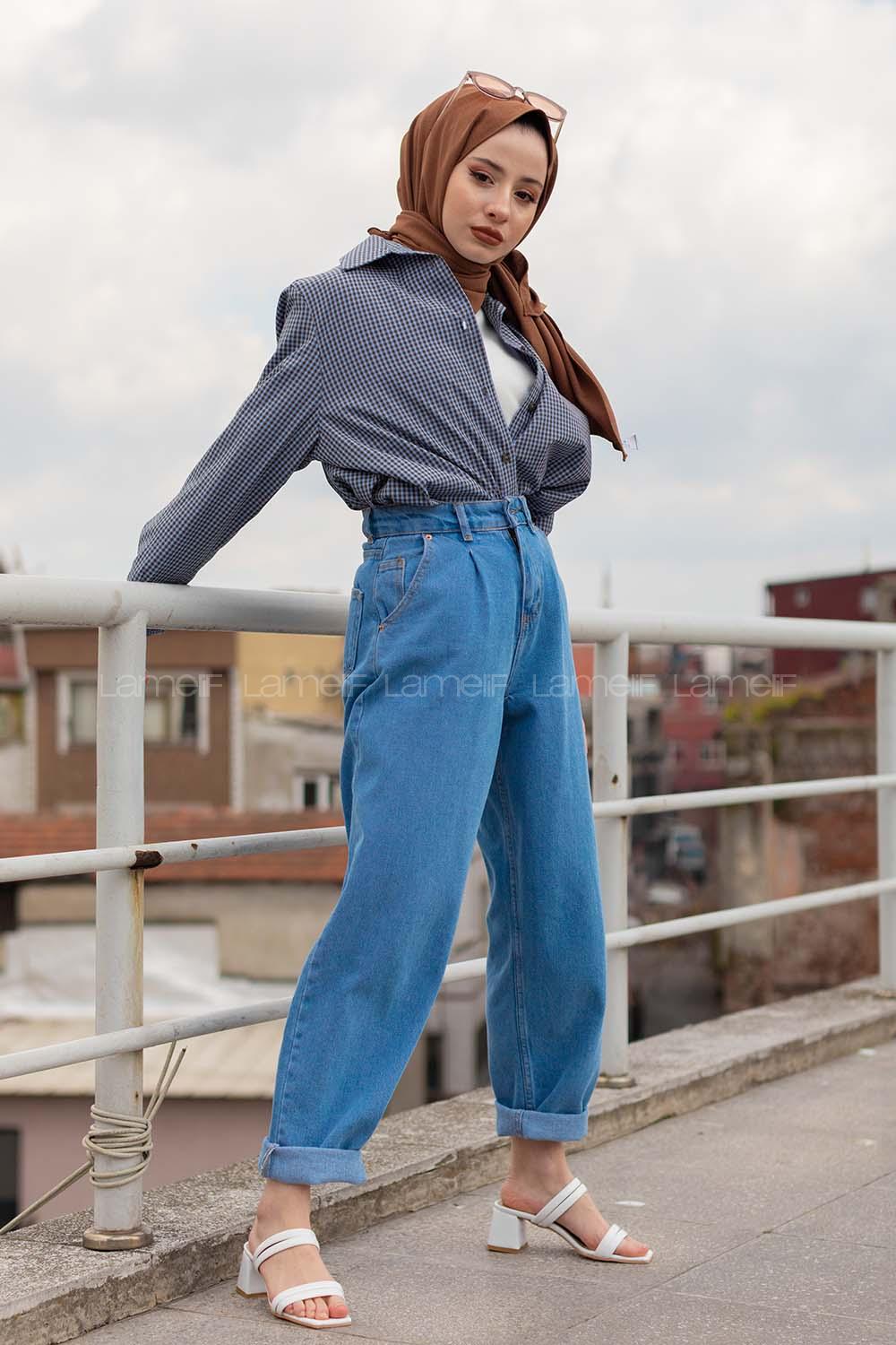 Modalamelif Pötikare Gömlek Mavi