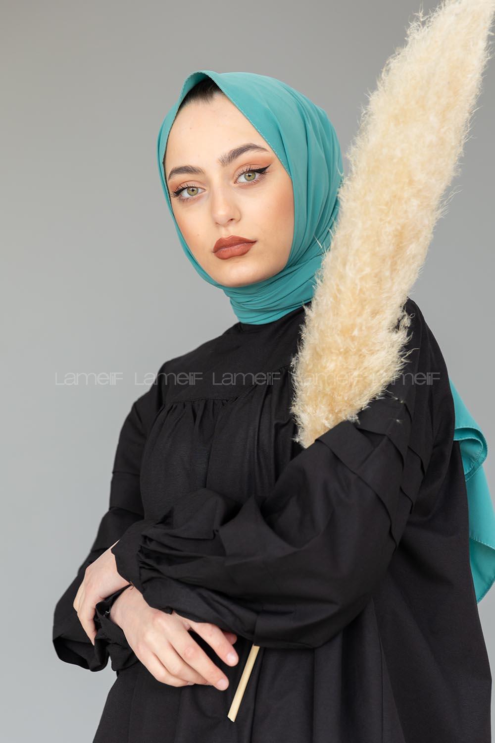 Modalamelif Pastel Yeşil Bursa İpeği Şal