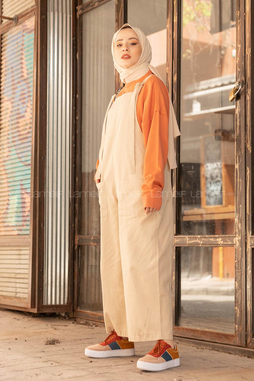 Modalamelif Bol Paça Tulum Bej