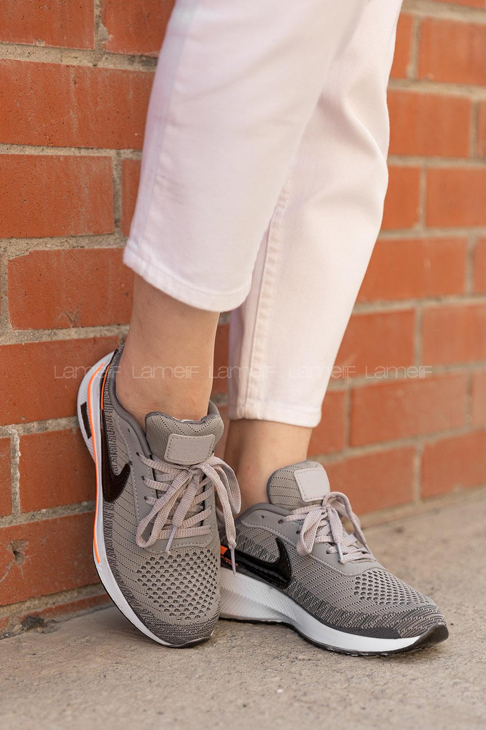 Modalamelif  Gri File Spor Ayakkabı