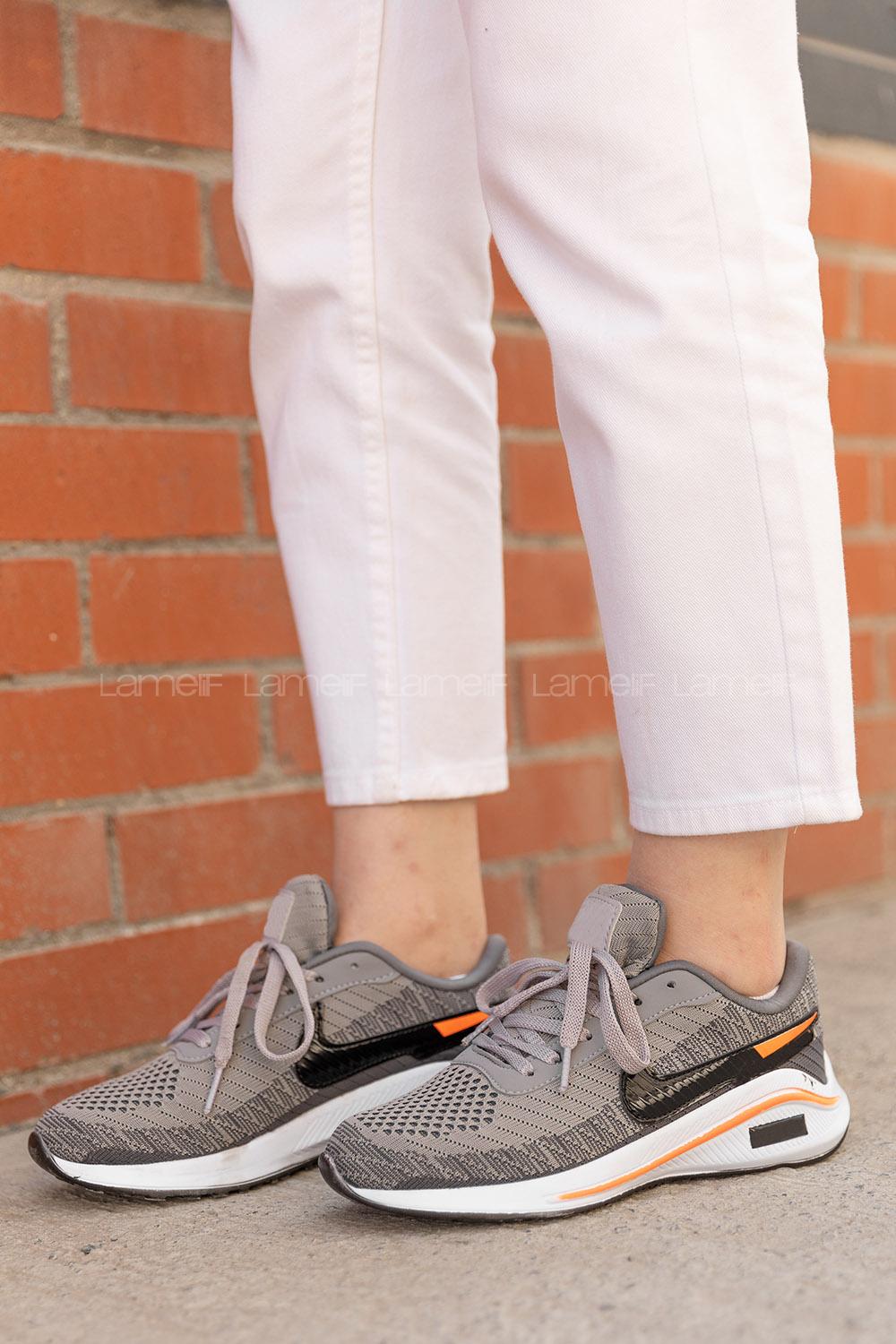 Modalamelif  Gri File Spor Ayakkabı