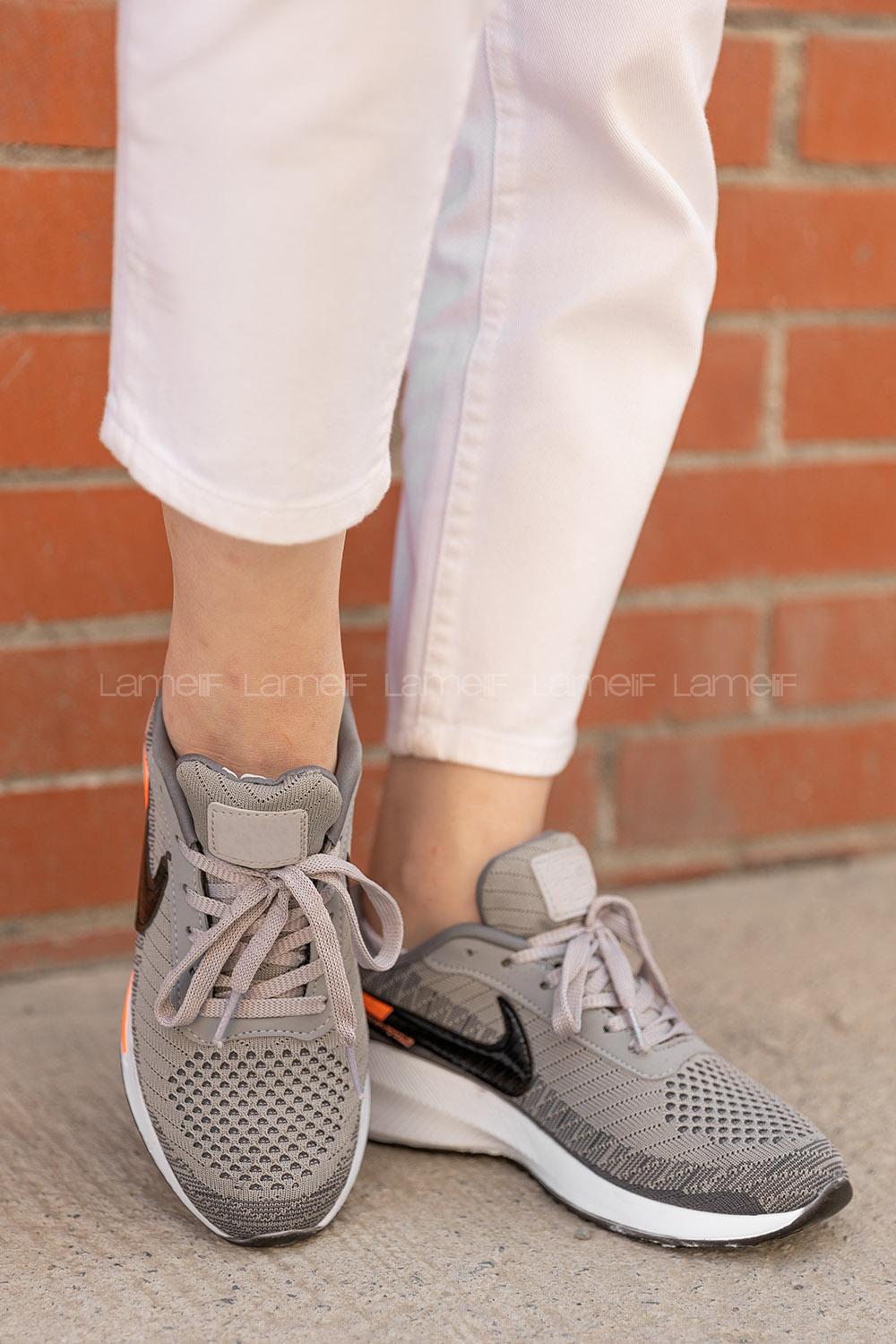 Modalamelif  Gri File Spor Ayakkabı