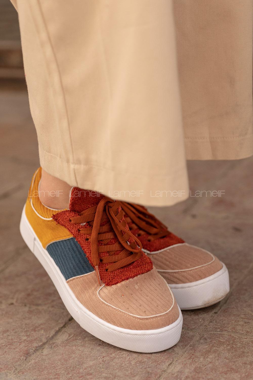 Modalamelif Parça Renkli Spor Ayakkabı