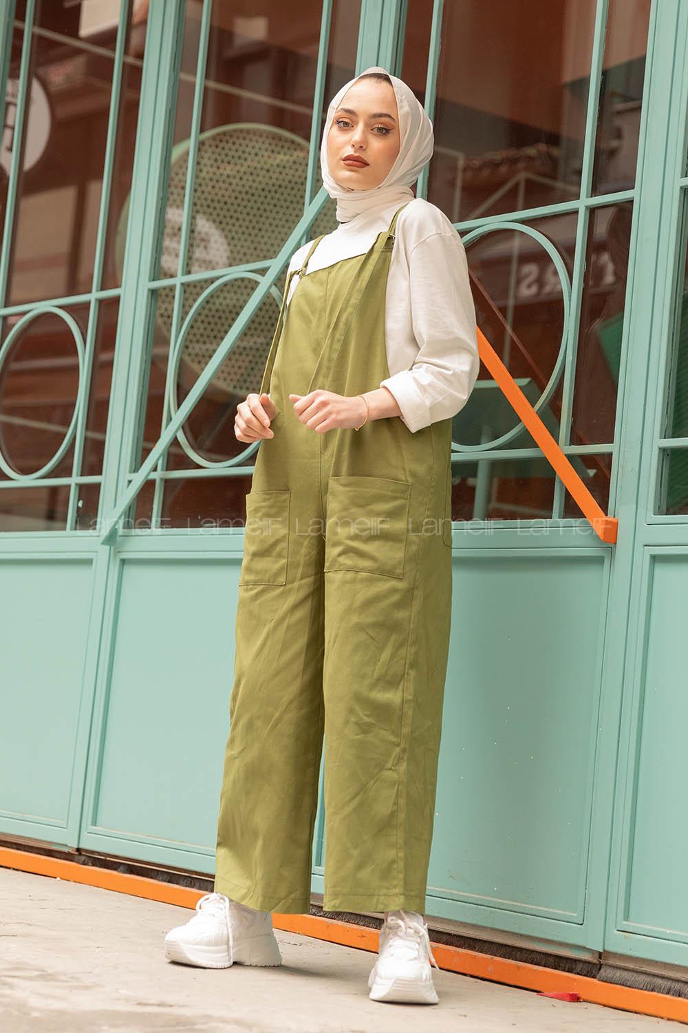 Modalamelif Bol Paça Tulum Haki