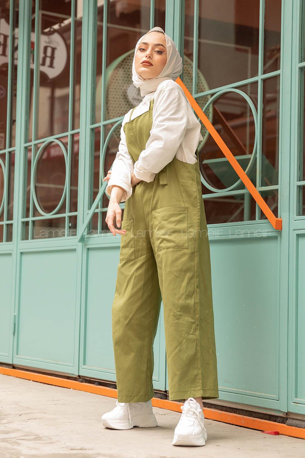 Modalamelif Bol Paça Tulum Haki