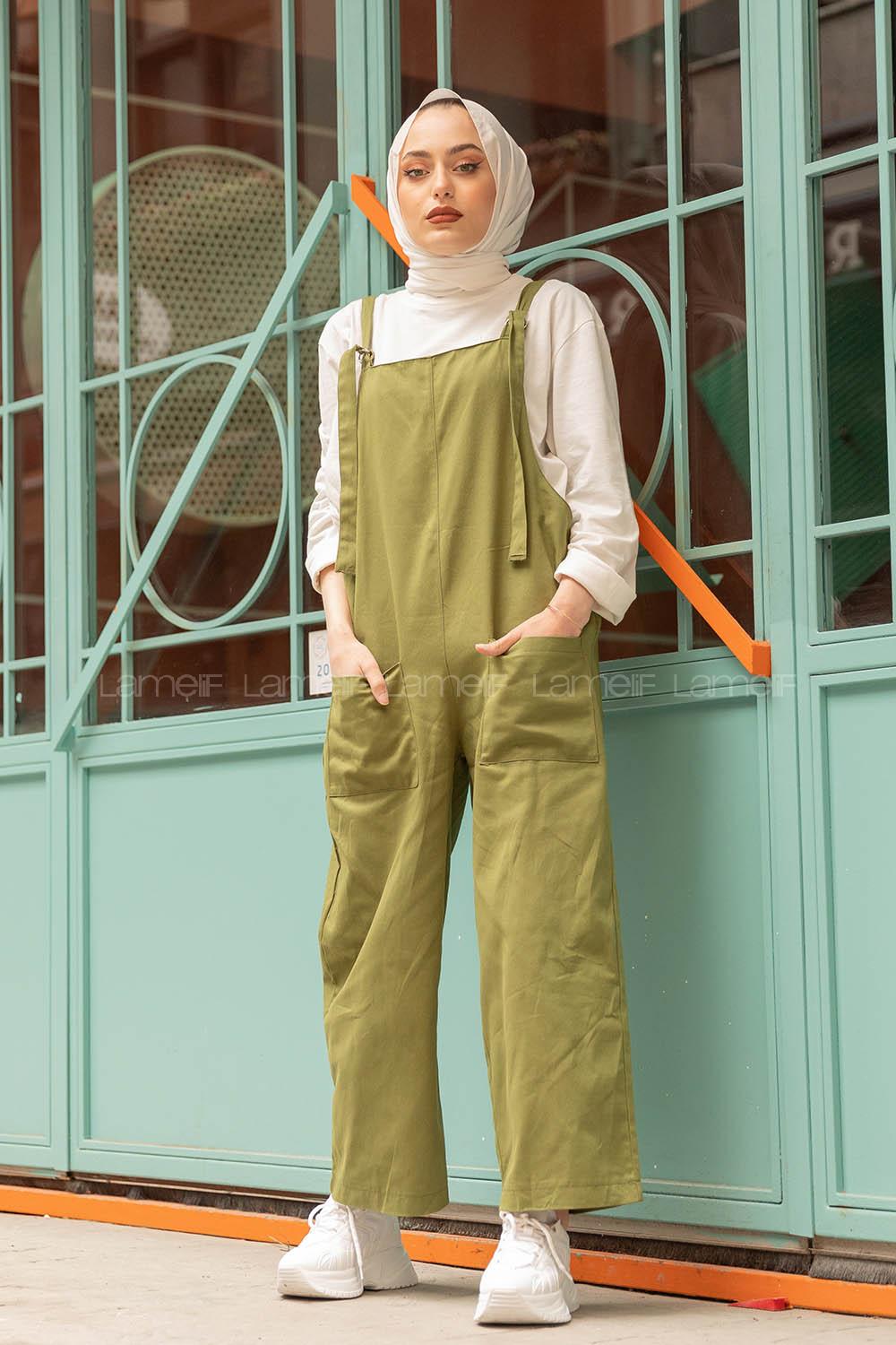 Modalamelif Bol Paça Tulum Haki