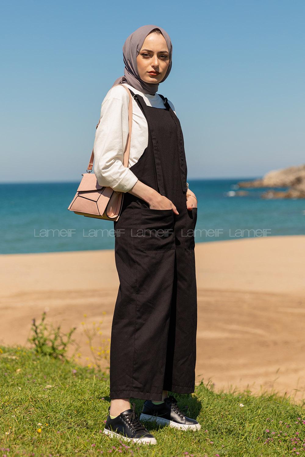 Modalamelif Bol Paça Tulum Siyah