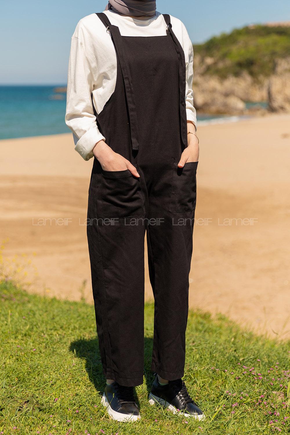 Modalamelif Bol Paça Tulum Siyah