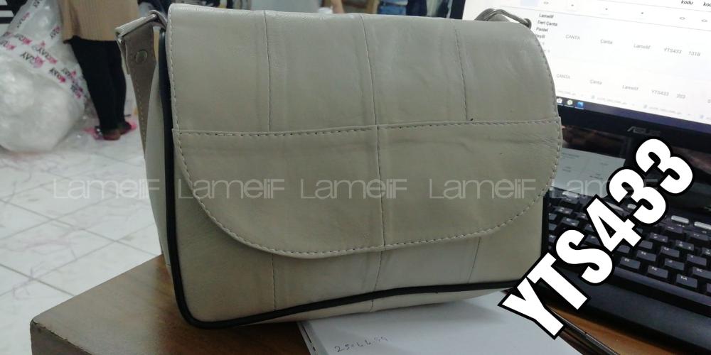 Modalamelif Deri Çanta Krem