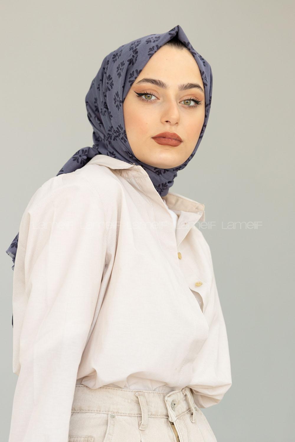 Modalamelif Antrasit Minimalist Şal