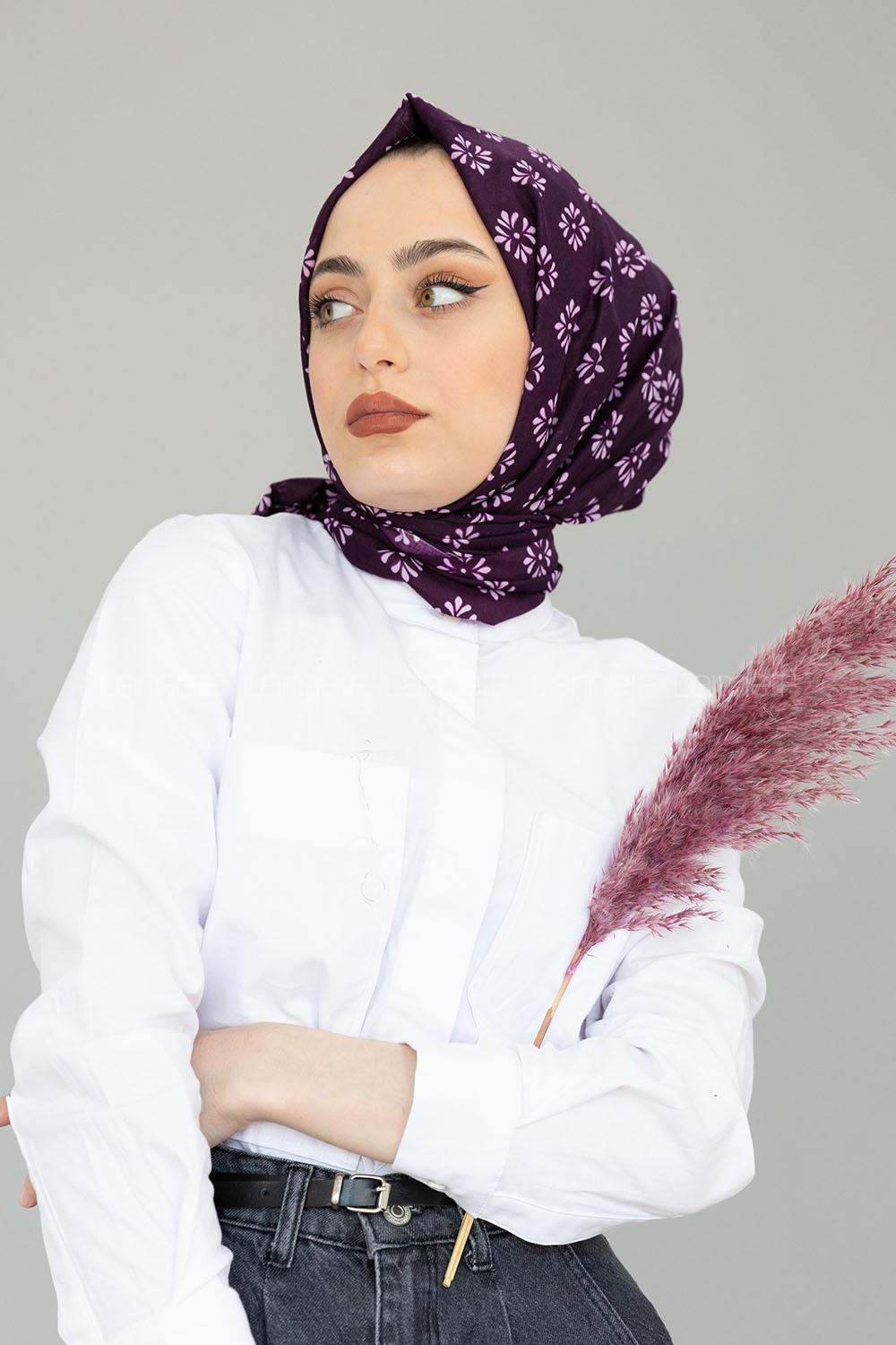 Modalamelif Mor Minimalist Şal