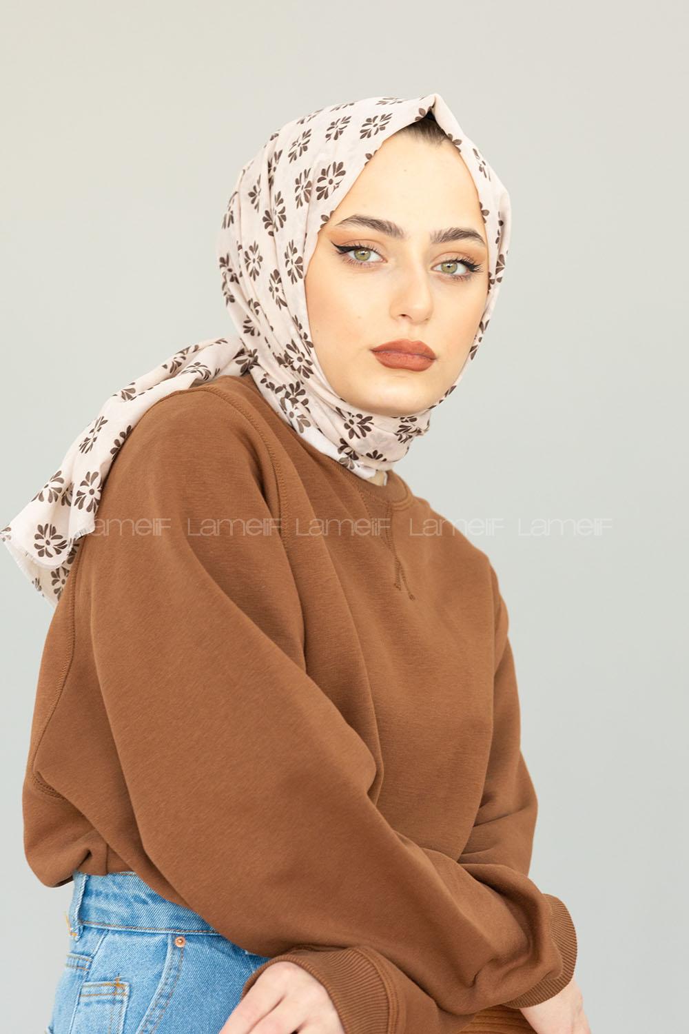 Modalamelif Soft Pudra Minimalist Şal