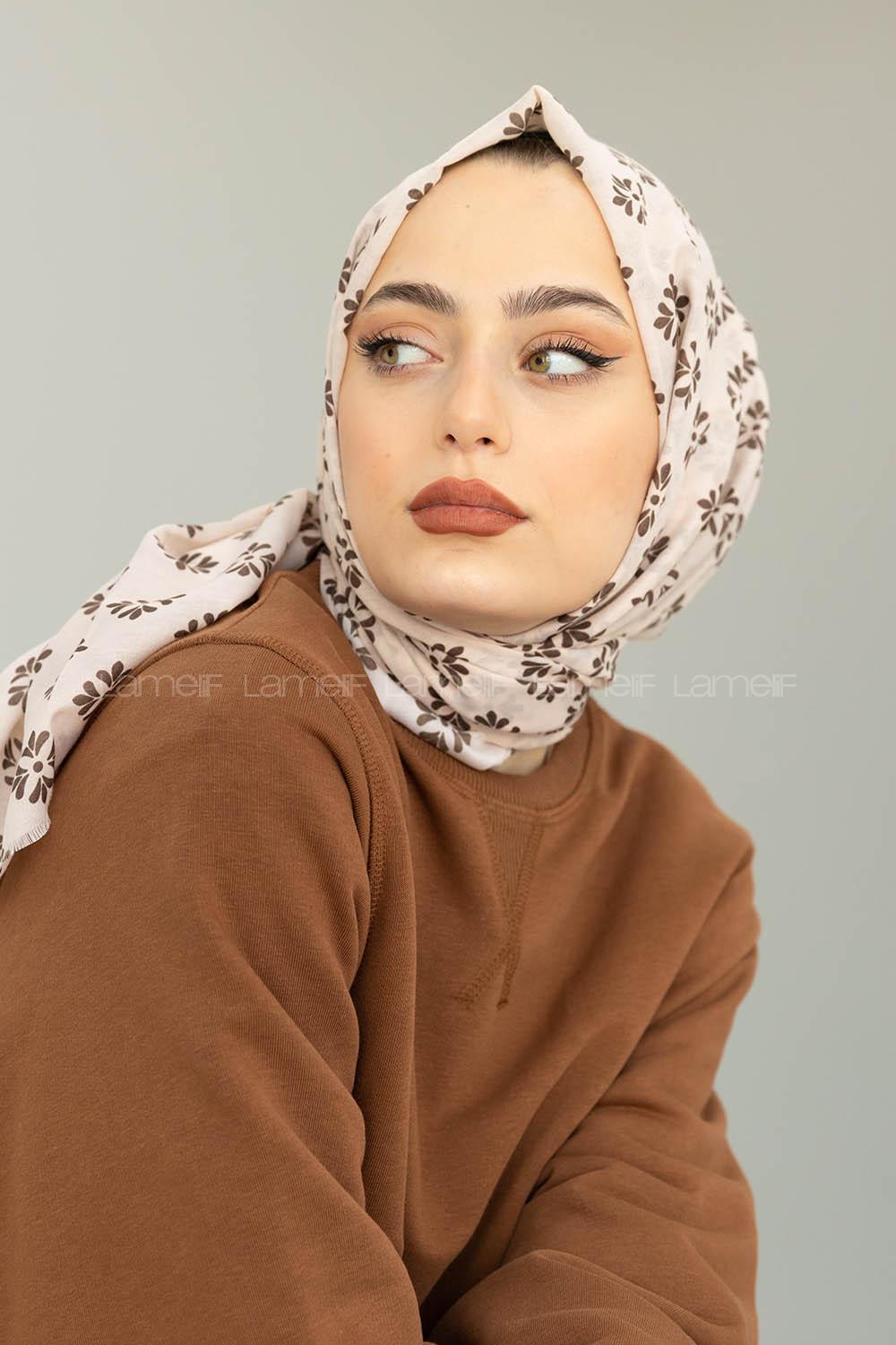 Modalamelif Soft Pudra Minimalist Şal