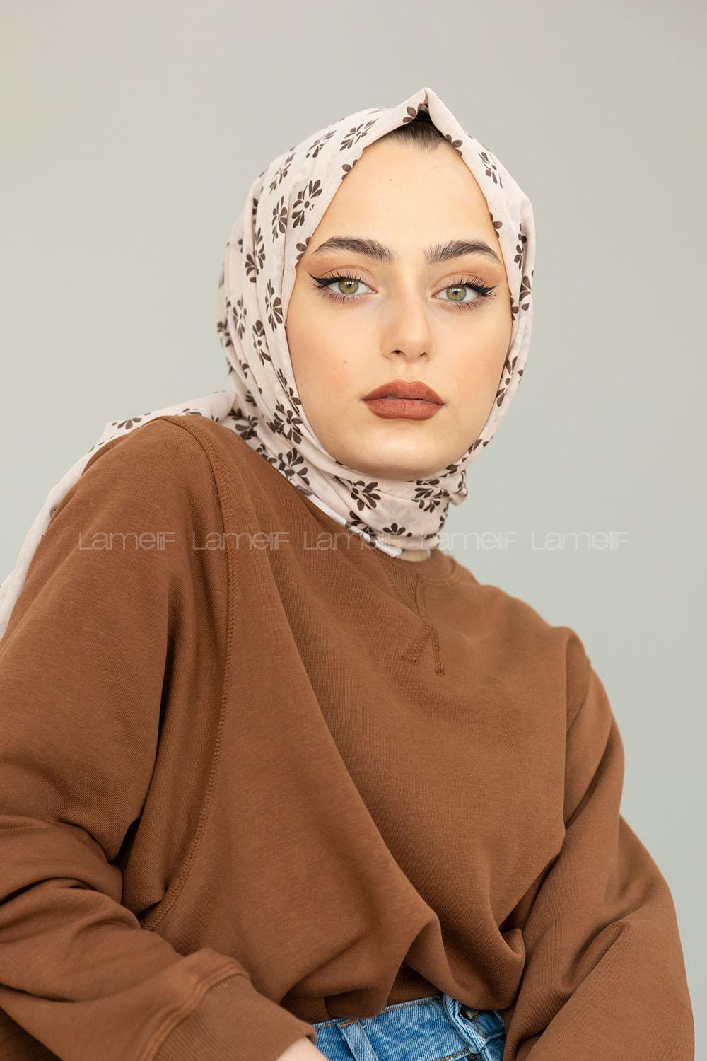 Modalamelif Soft Pudra Minimalist Şal