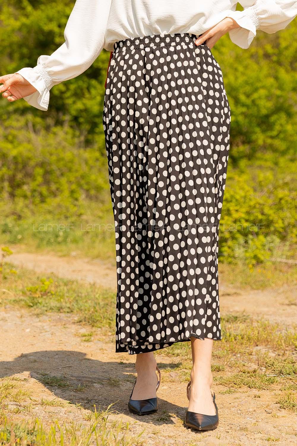 Modalamelif  Beli Lastikli Puan Etek Siyah