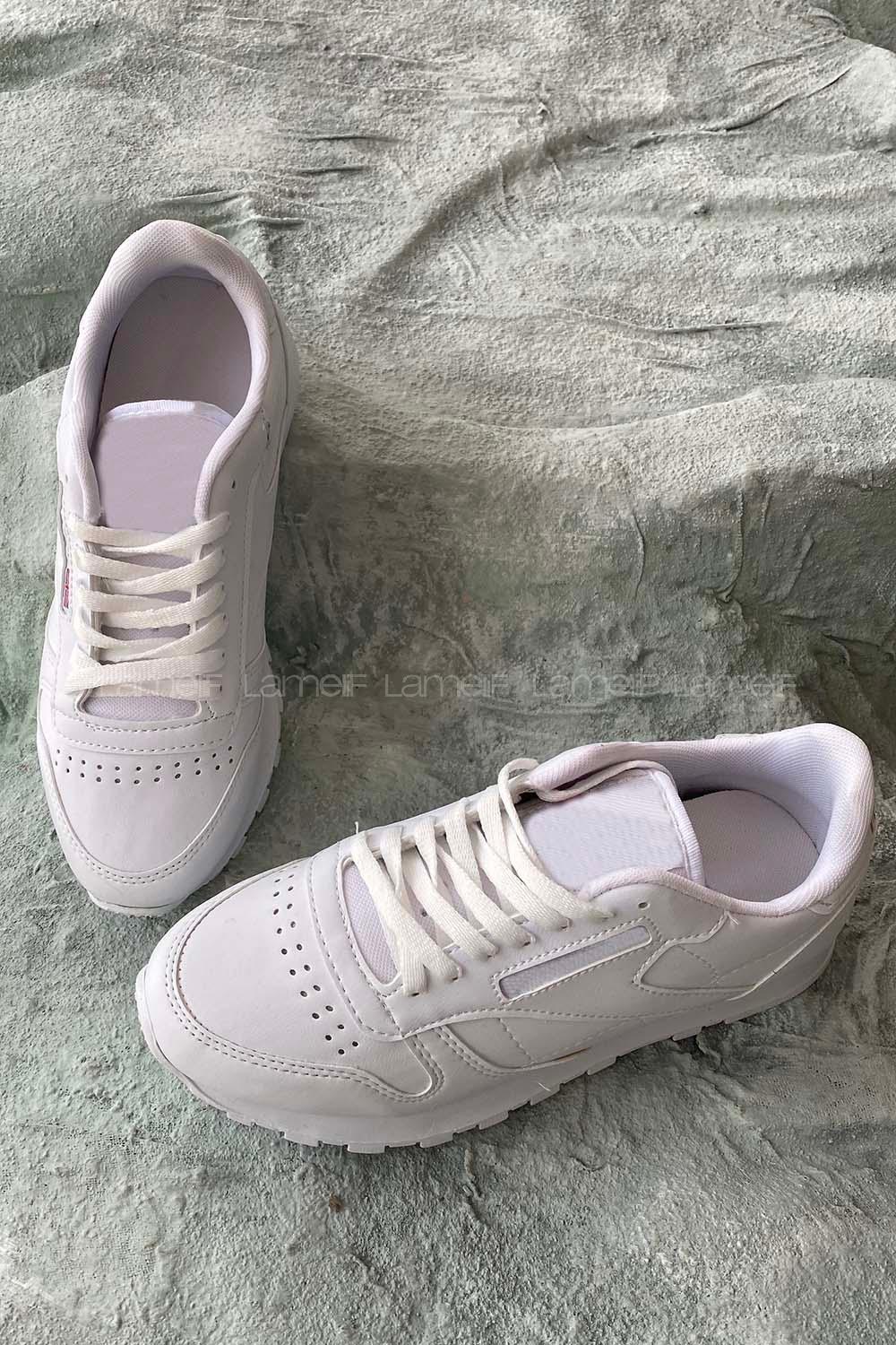 Modalamelif Yüksek Taban Beyaz Spor Ayakkabı