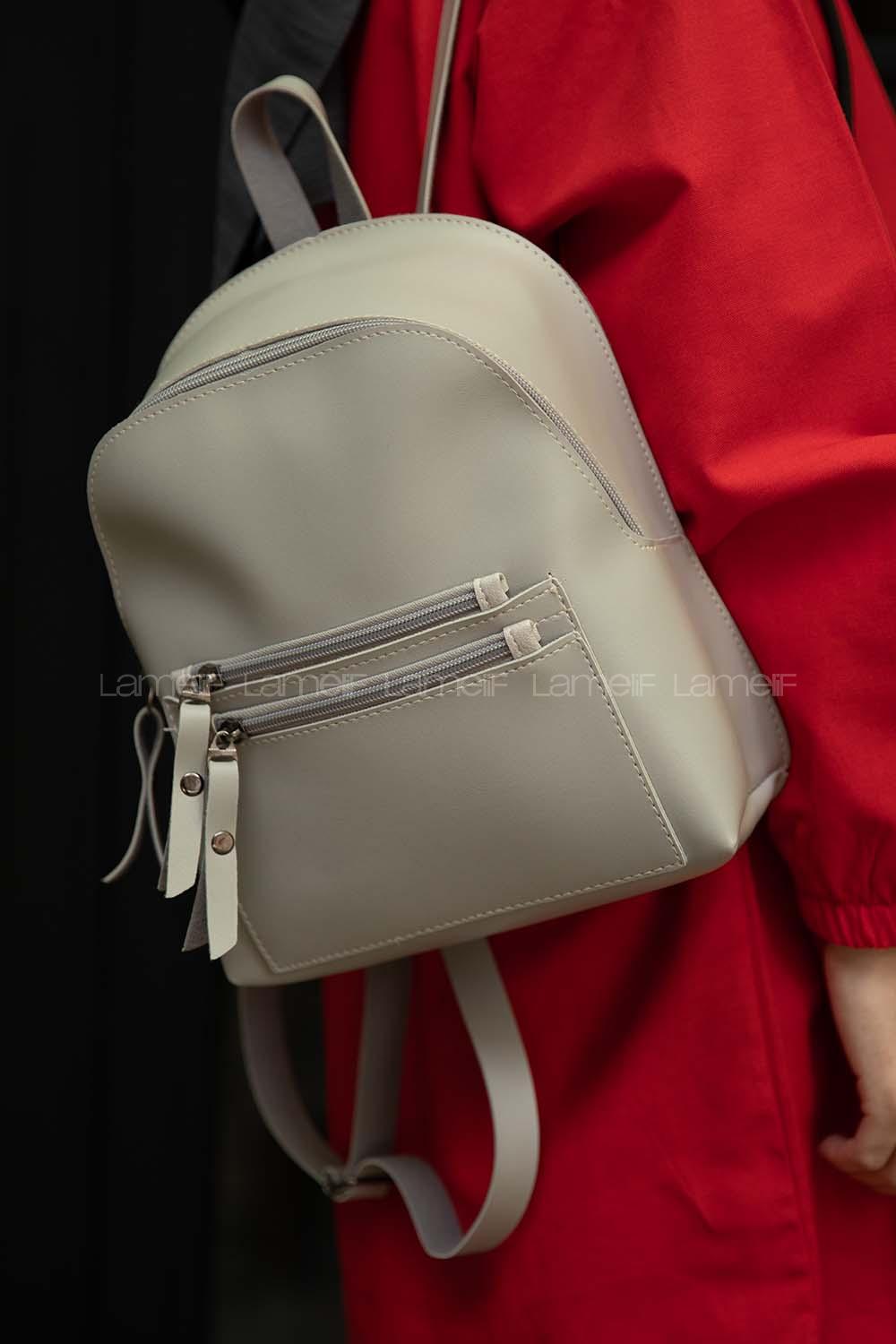 Modalamelif Fermur Detaylı Sırt çantası Gri