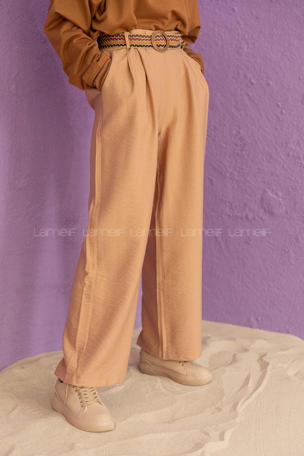 Modalamelif Salaş Pantolon Camel