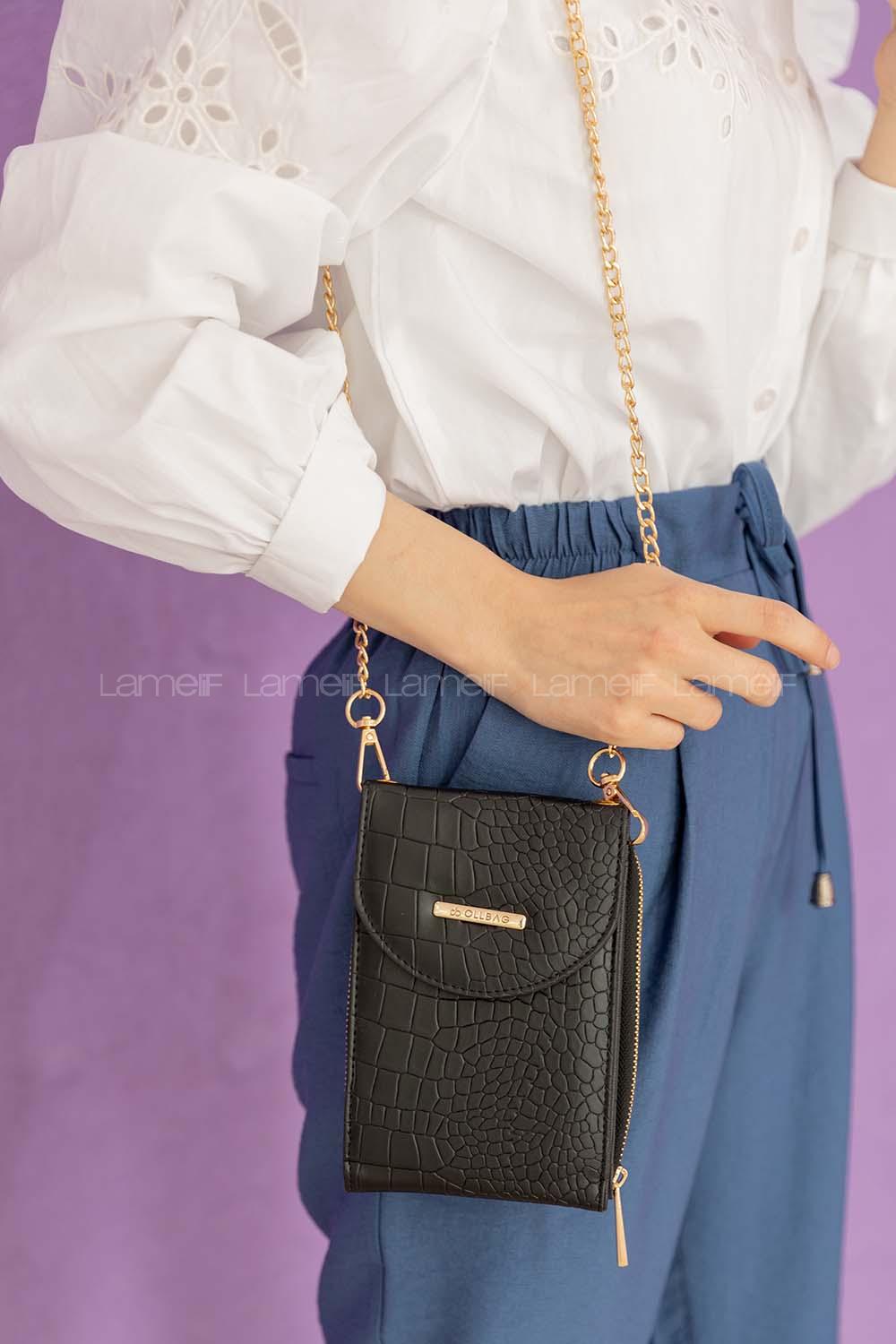 Modalamelif  Basklı Cüzdan