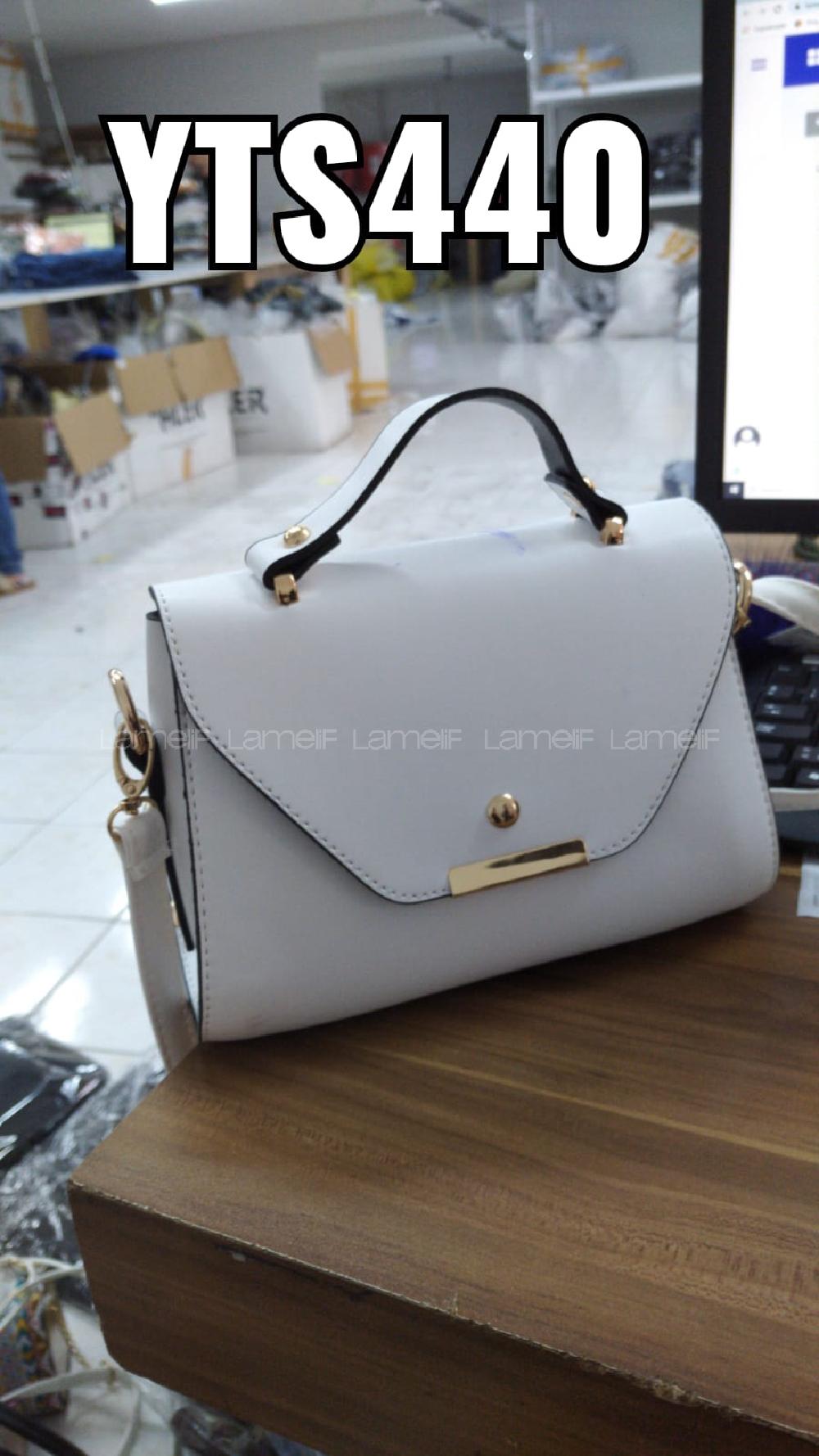 Modalamelif  Çift Bölmeli Çapraz Çanta Beyaz