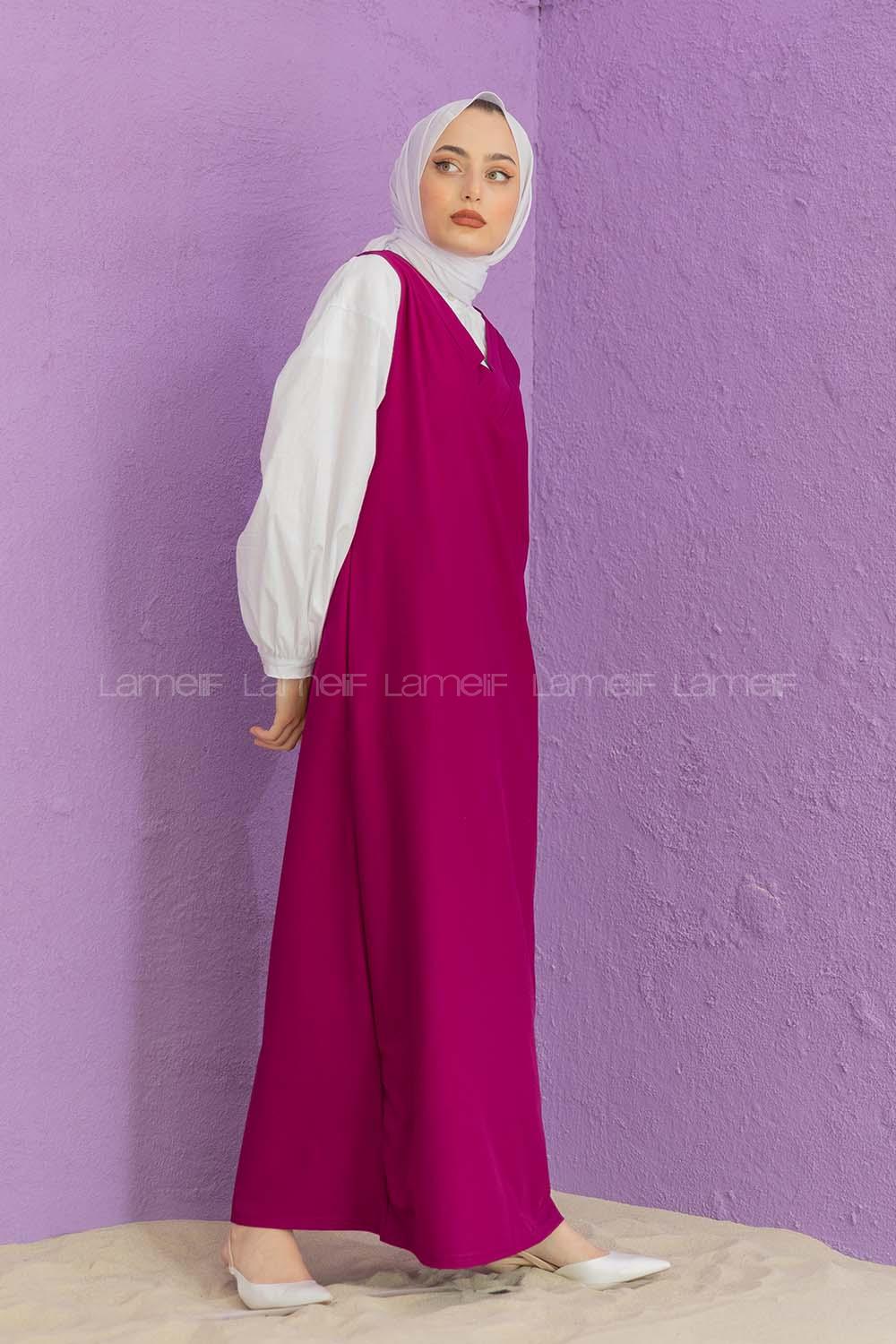 Modalamelif Duble Krep Jile Mürdüm