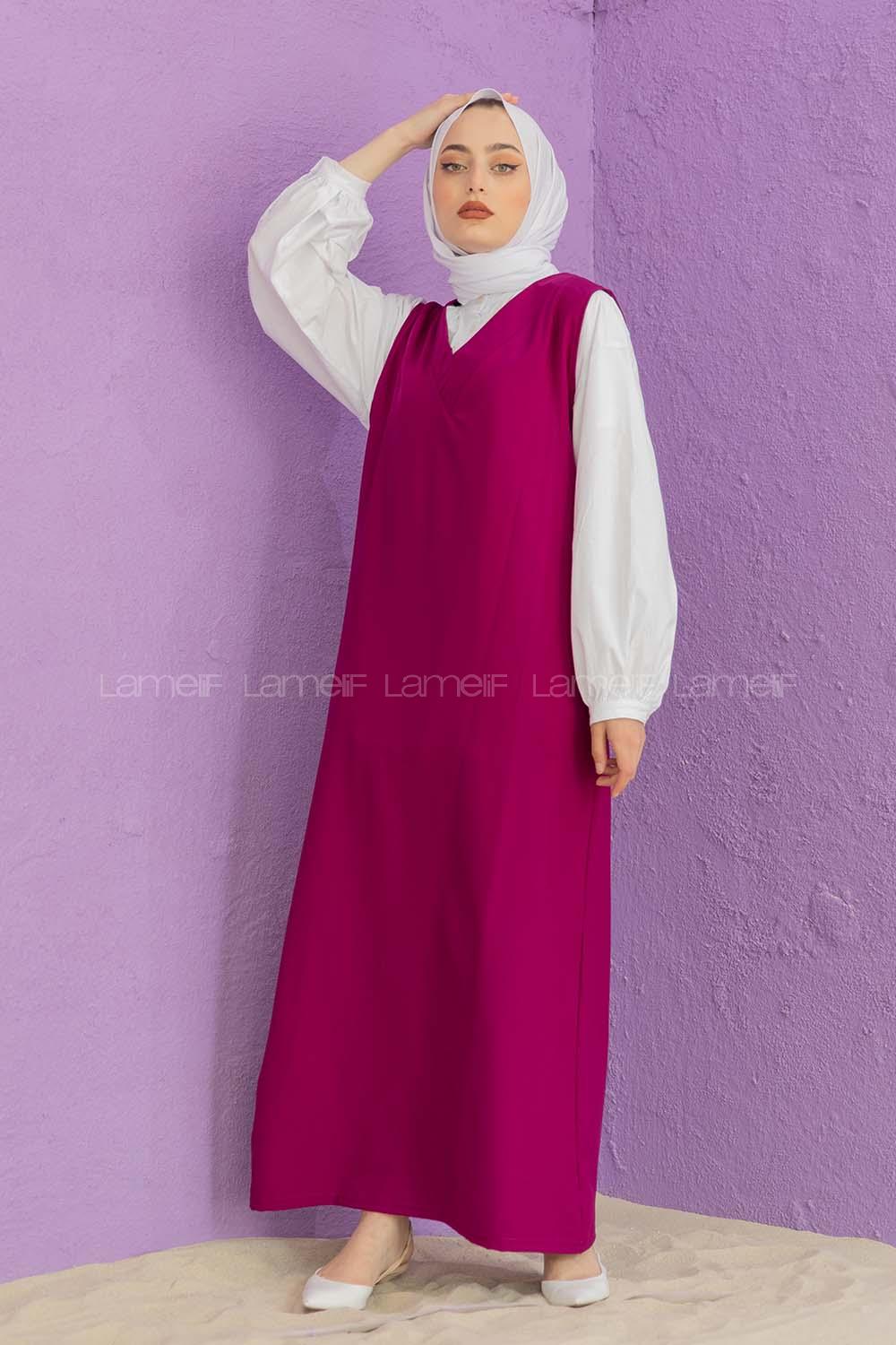 Modalamelif Duble Krep Jile Mürdüm