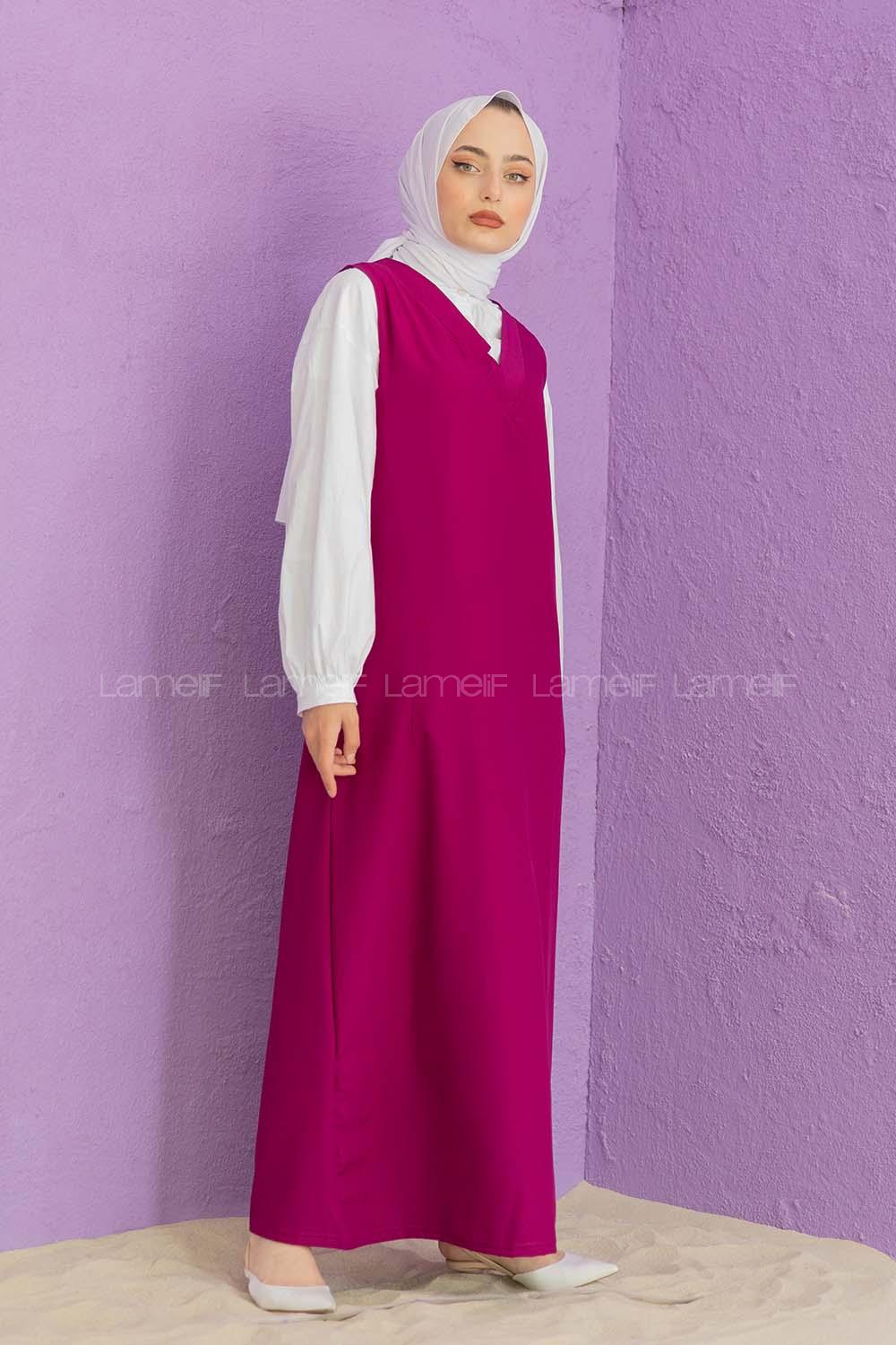 Modalamelif Duble Krep Jile Mürdüm