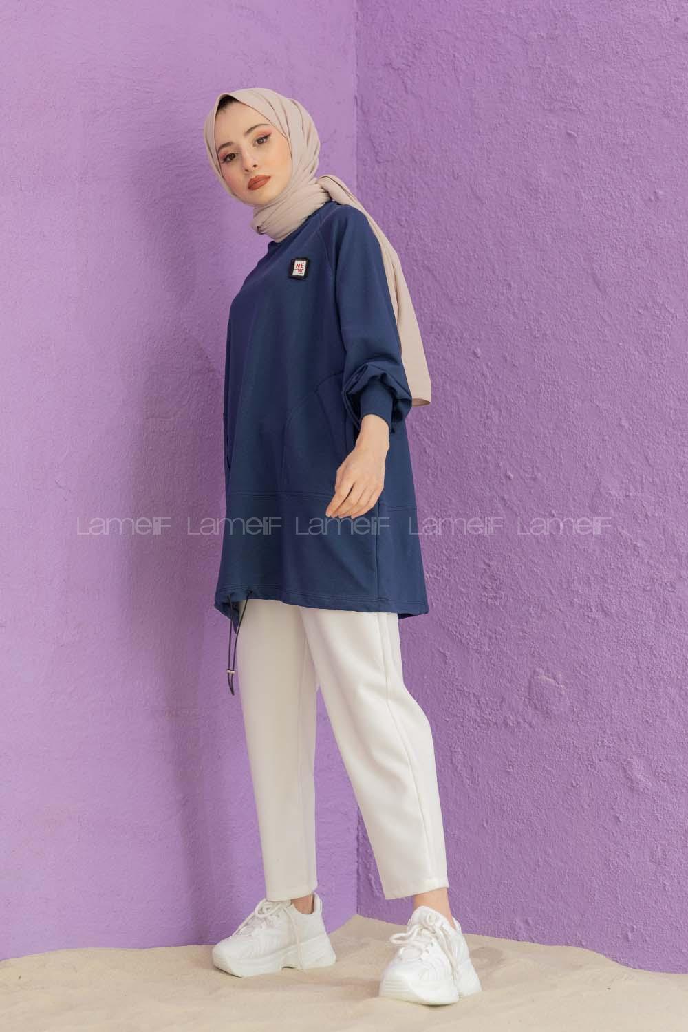 Modalamelif Armalı Sweat Lacivert