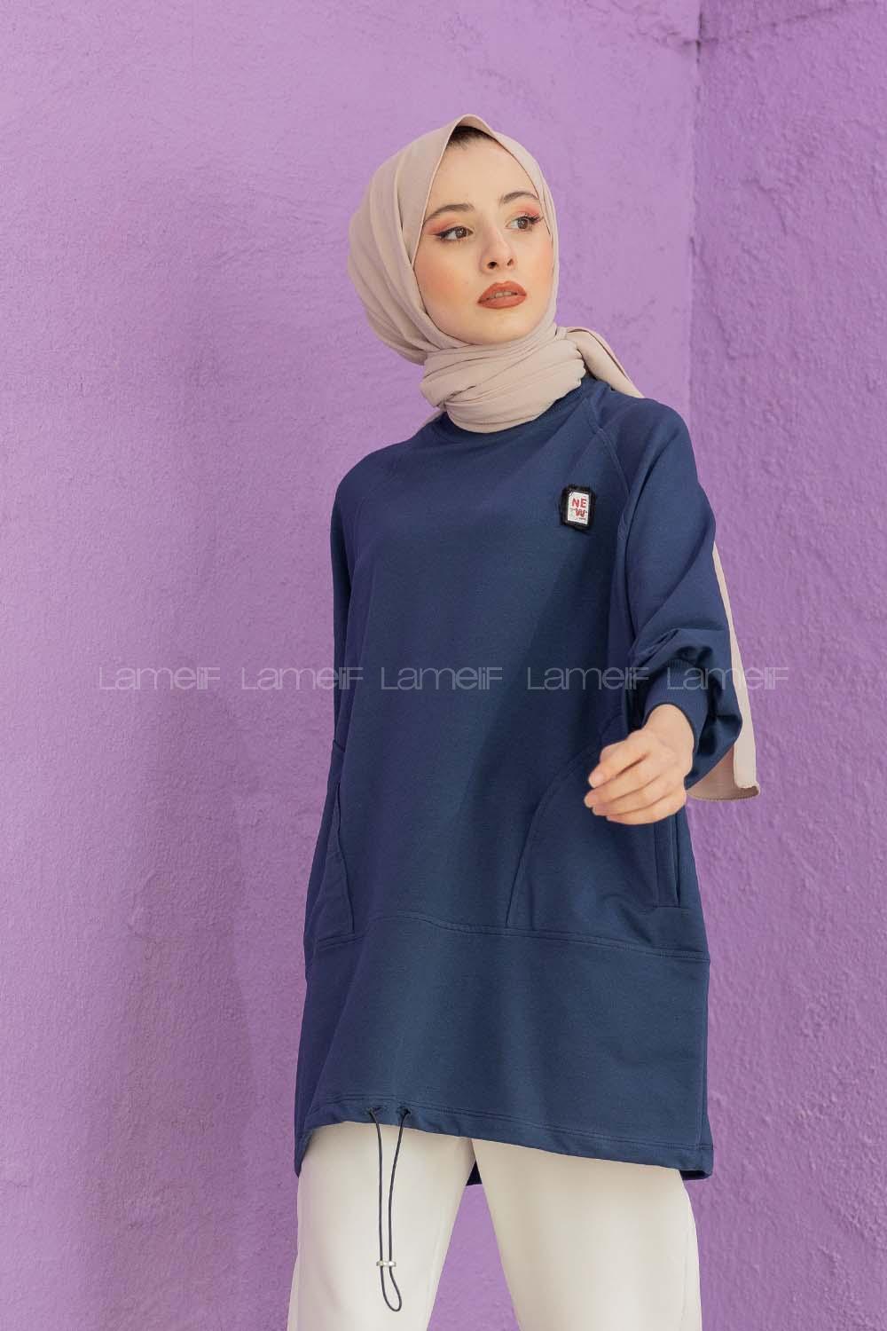 Modalamelif Armalı Sweat Lacivert
