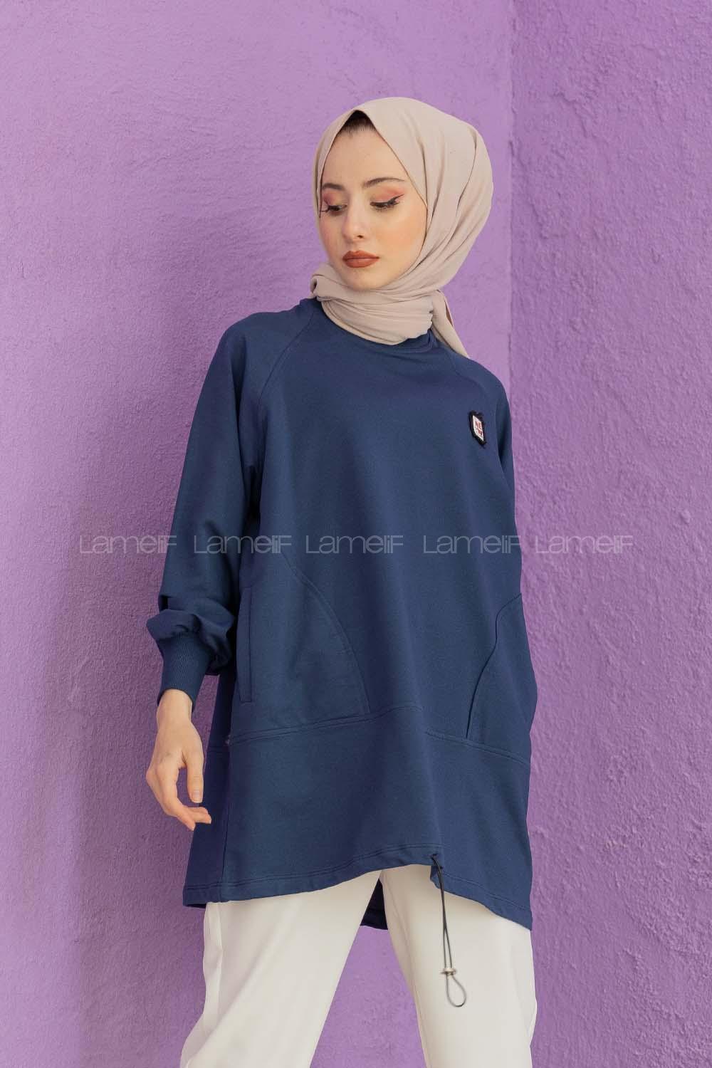 Modalamelif Armalı Sweat Lacivert