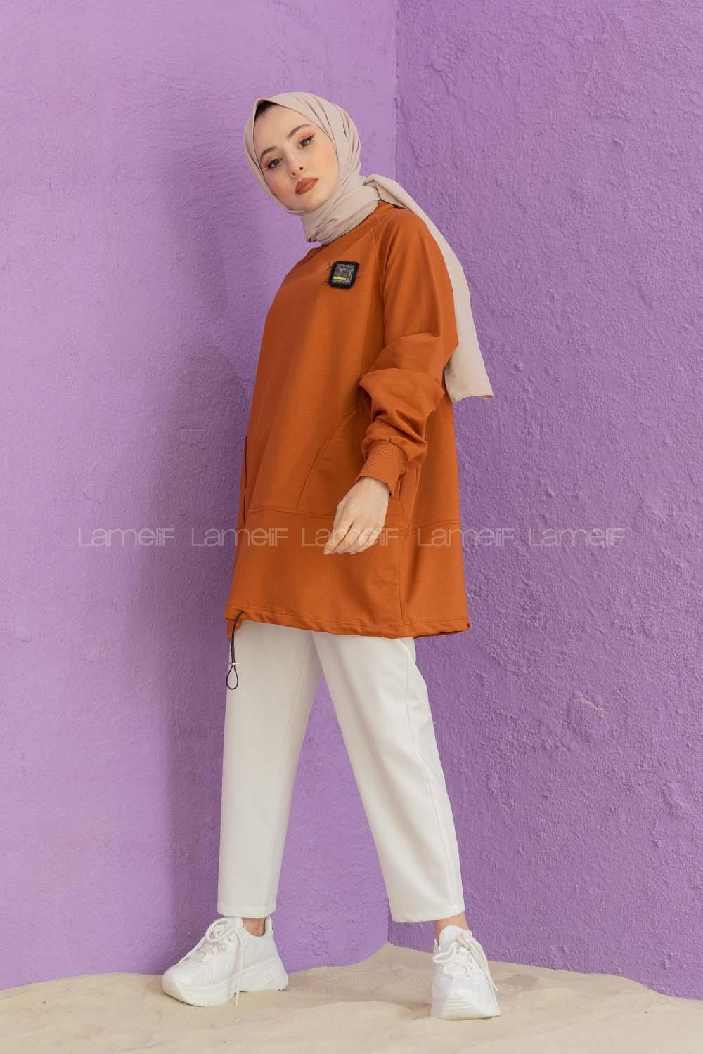 Modalamelif Armalı Sweat Taba