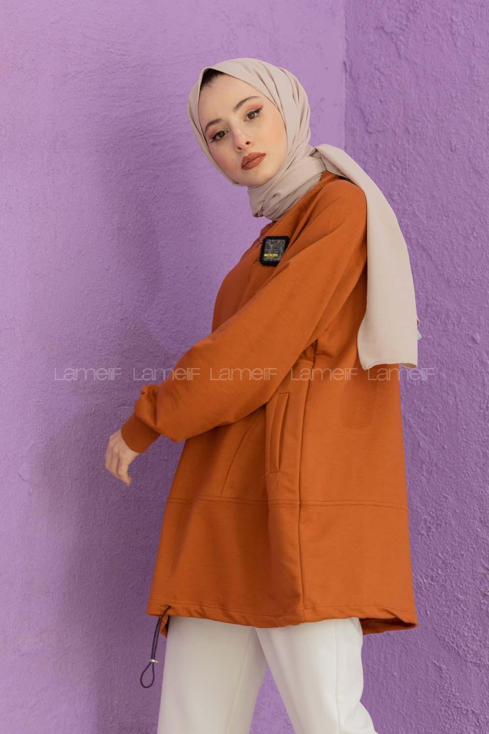 Modalamelif Armalı Sweat Taba