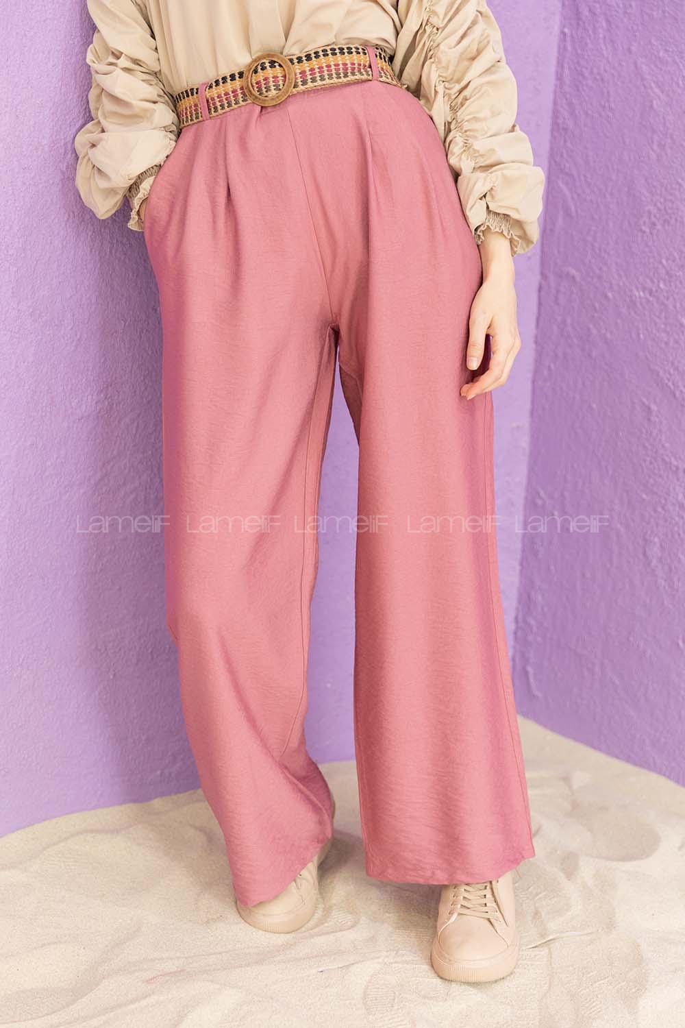 Modalamelif Salaş Pantolon Gül