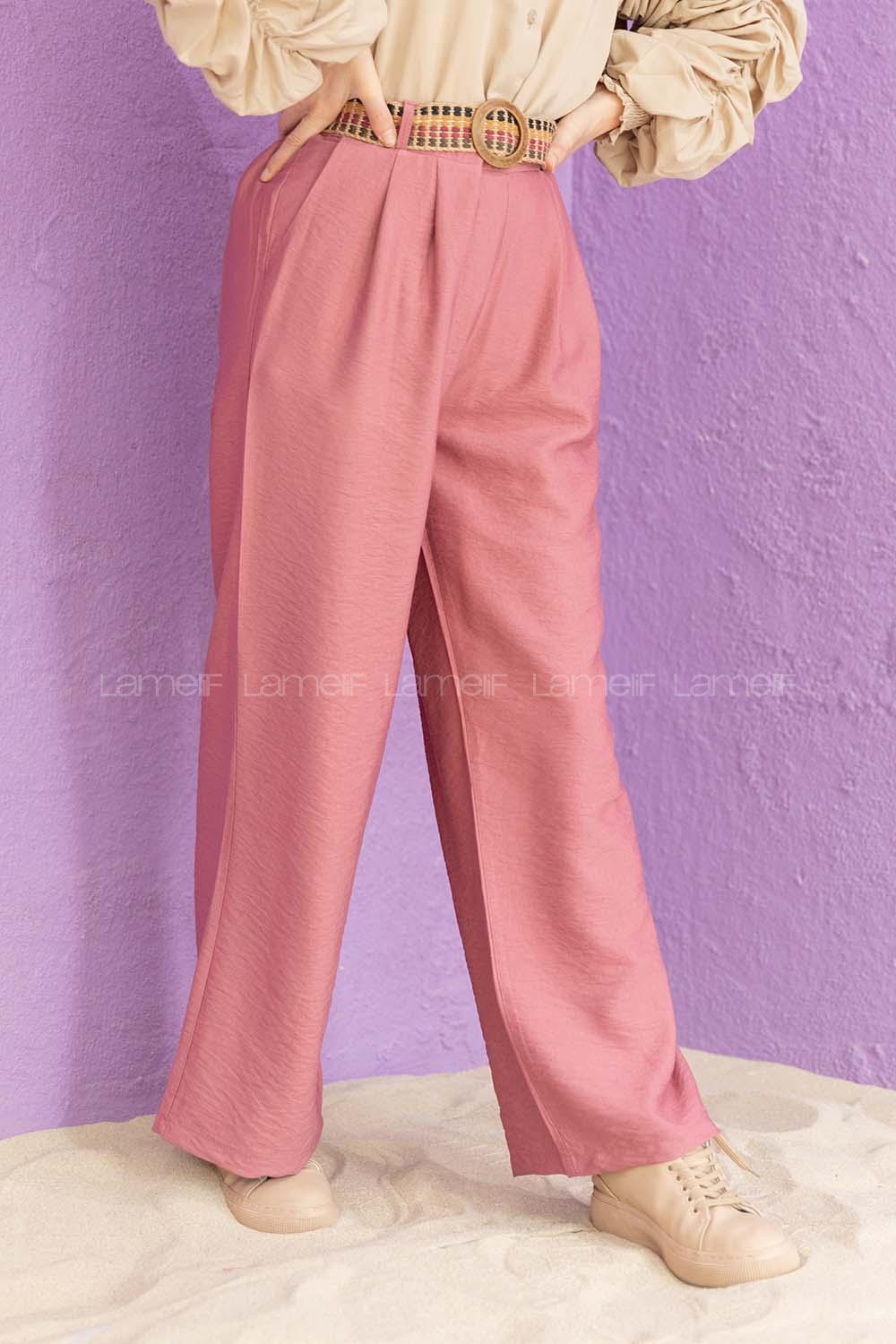 Modalamelif Salaş Pantolon Gül