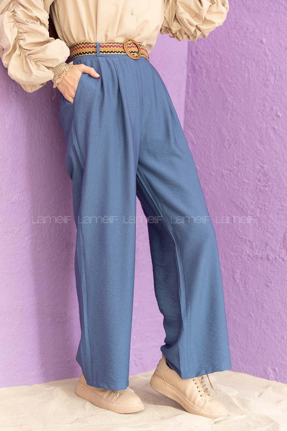 Modalamelif Salaş Pantolon İndigo