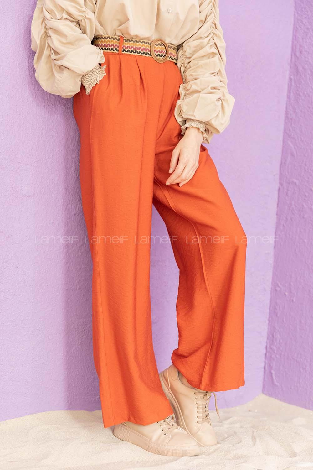 Modalamelif  Salaş Pantolon Kiremit