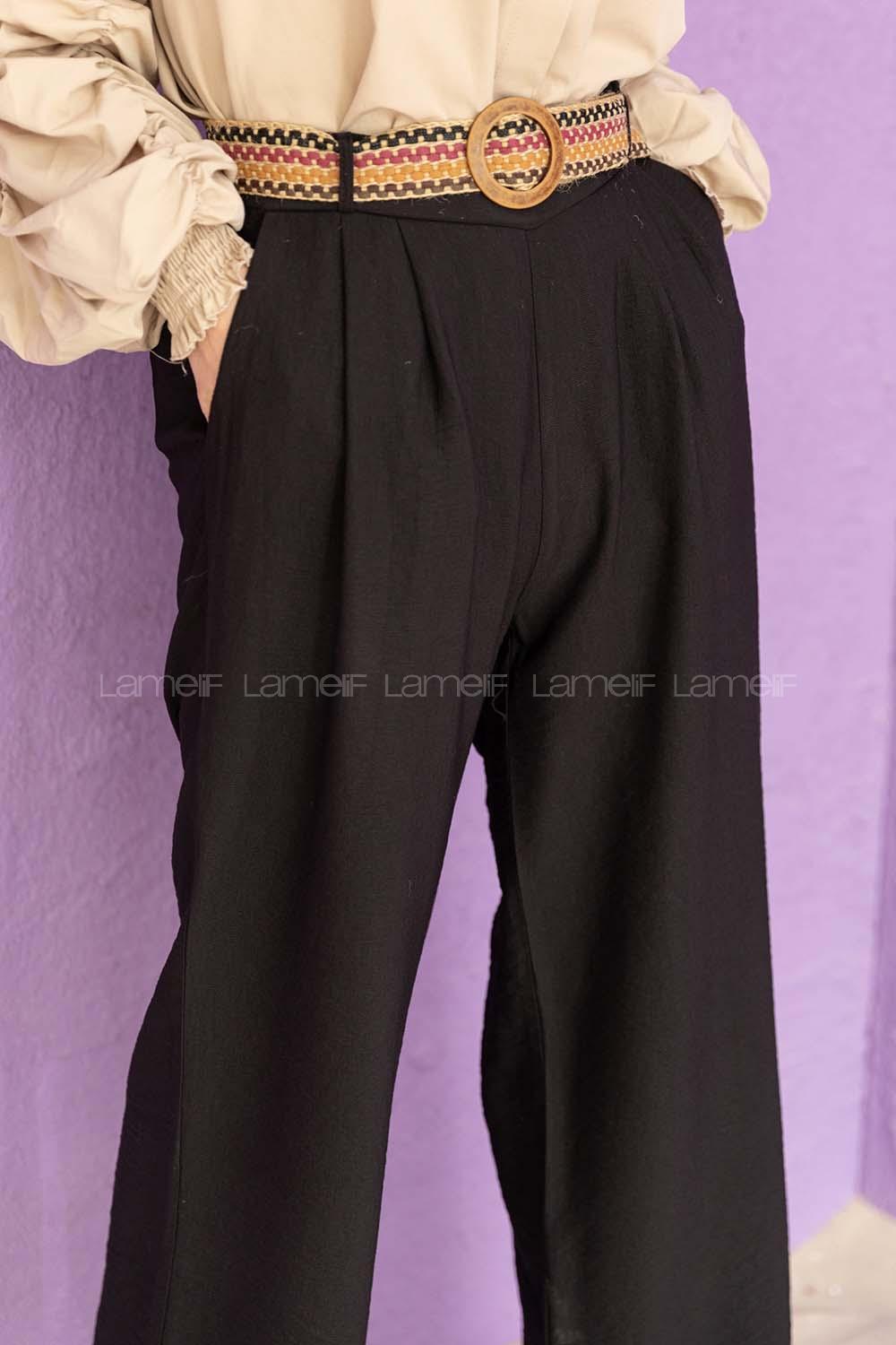 Modalamelif Salaş Pantolon Siyah