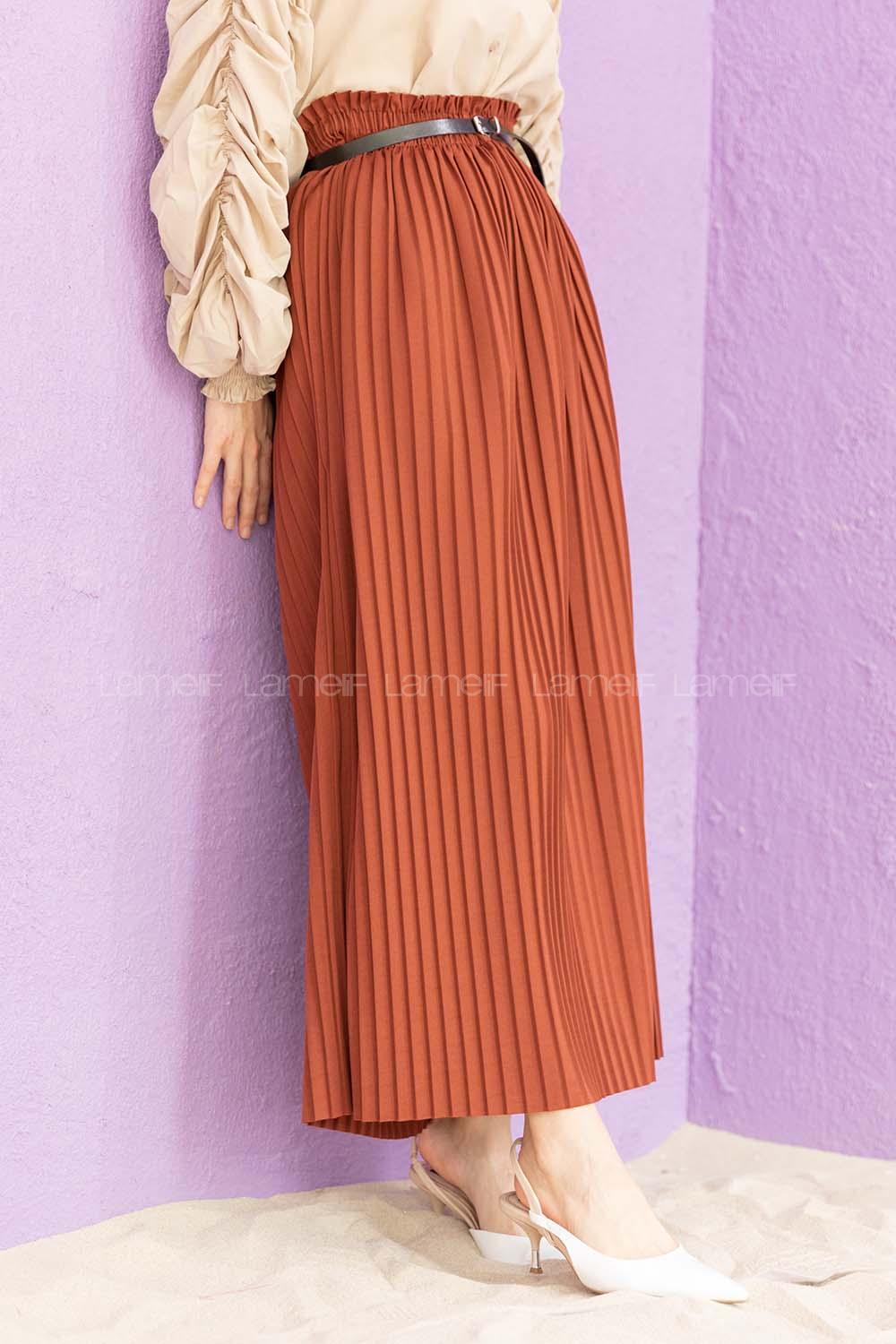 Modalamelif Kemerli Mira Etek Acı Kahve