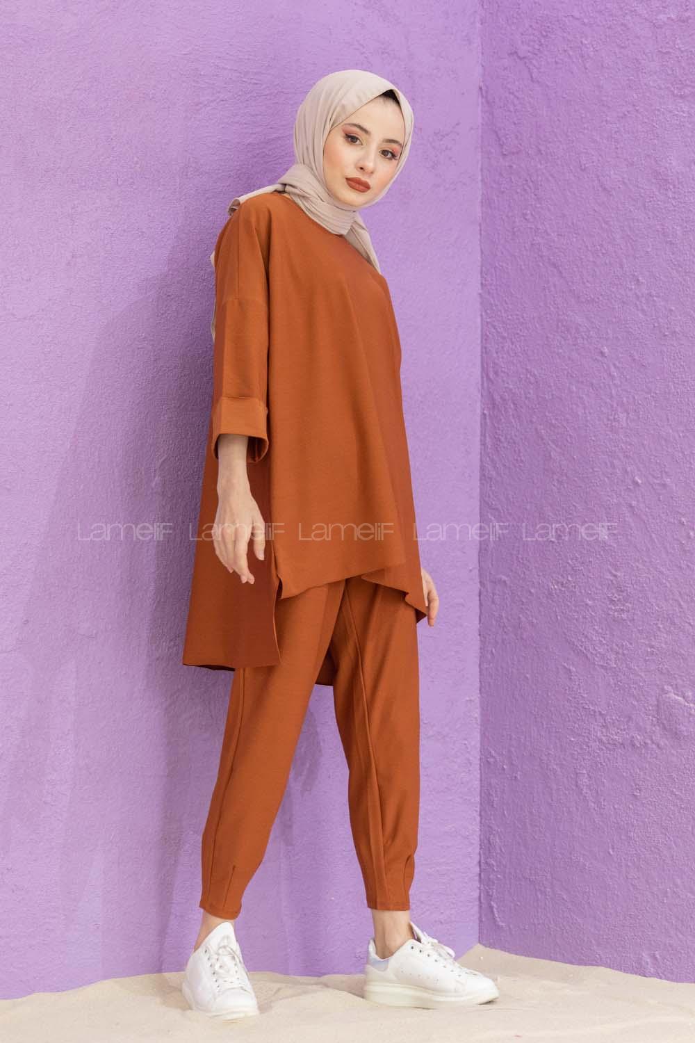 Modalamelif Düşük Kol İkili Takım Taba