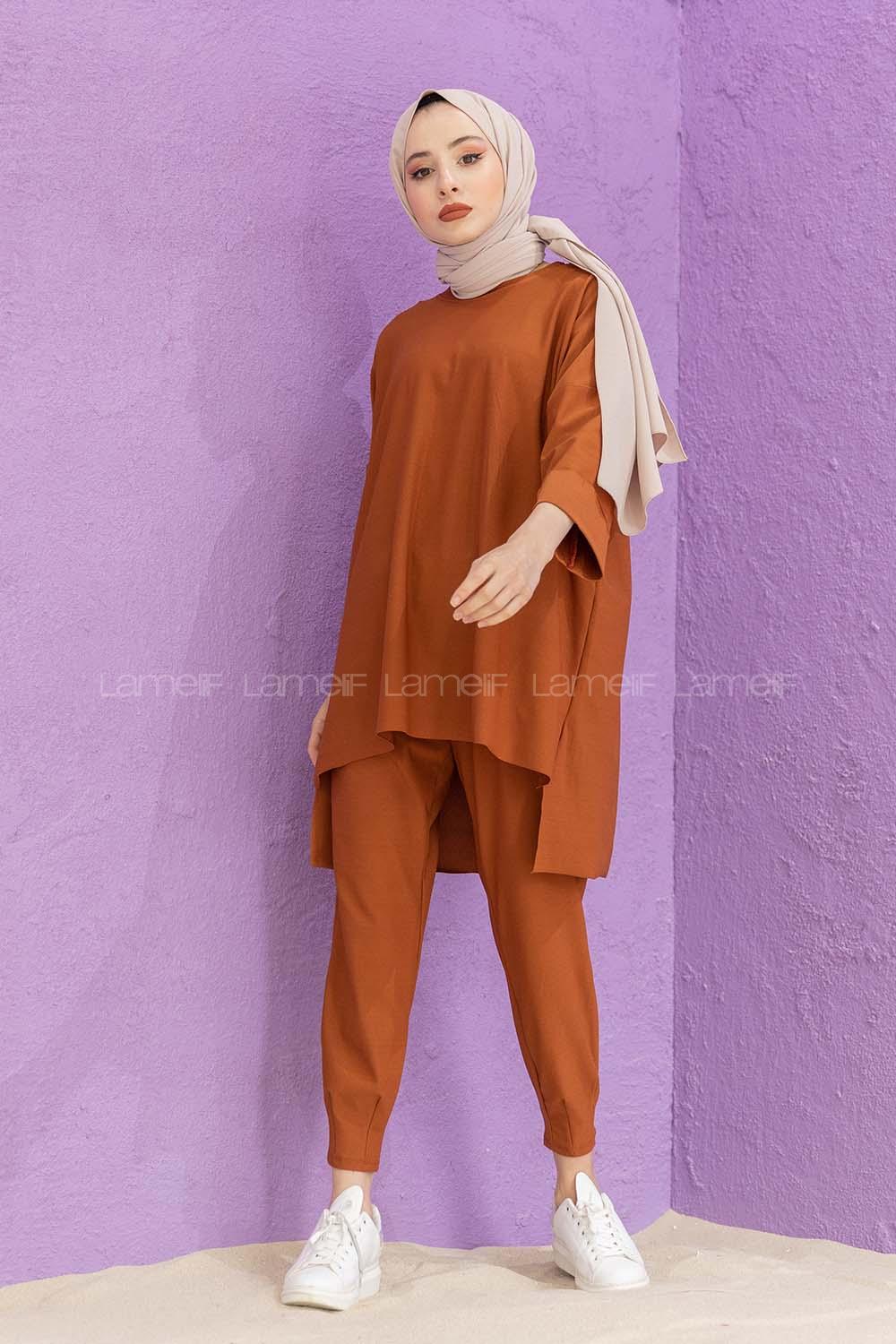 Modalamelif Düşük Kol İkili Takım Taba