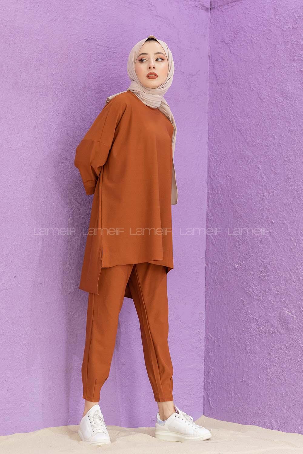 Modalamelif Düşük Kol İkili Takım Taba