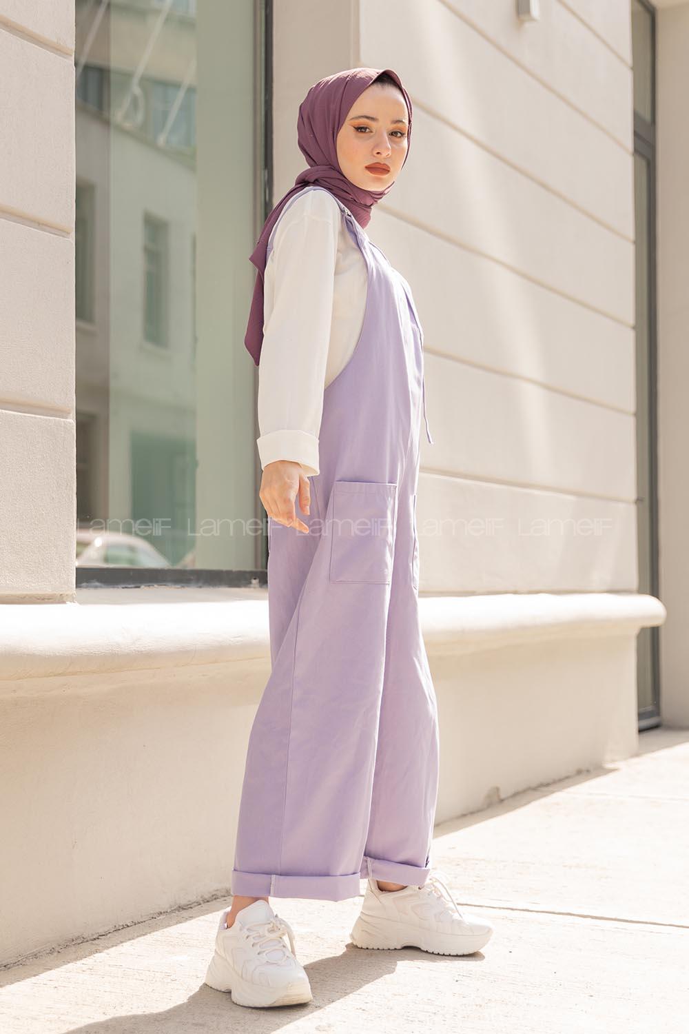 Modalamelif Bol Paça Tulum Lila