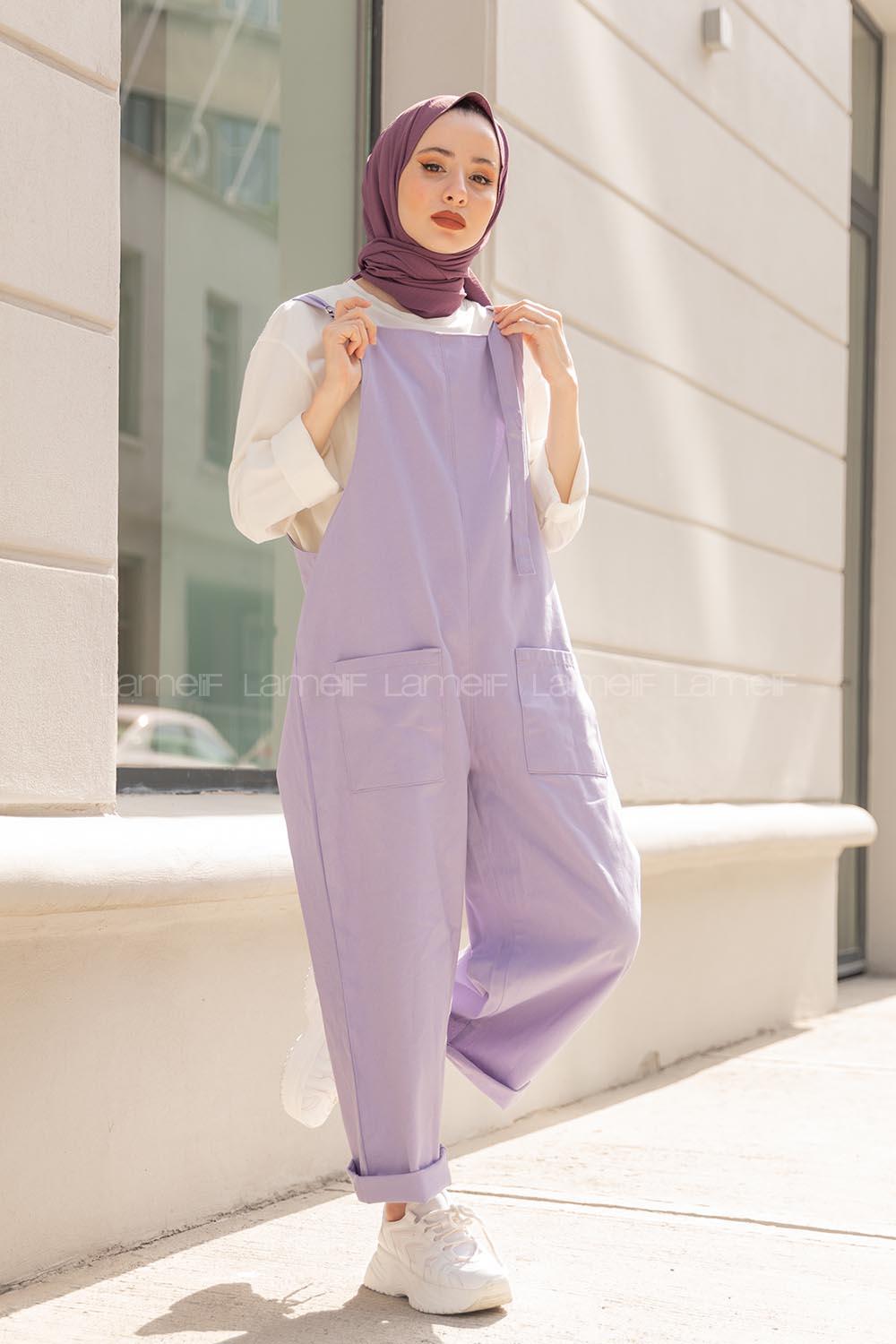 Modalamelif Bol Paça Tulum Lila